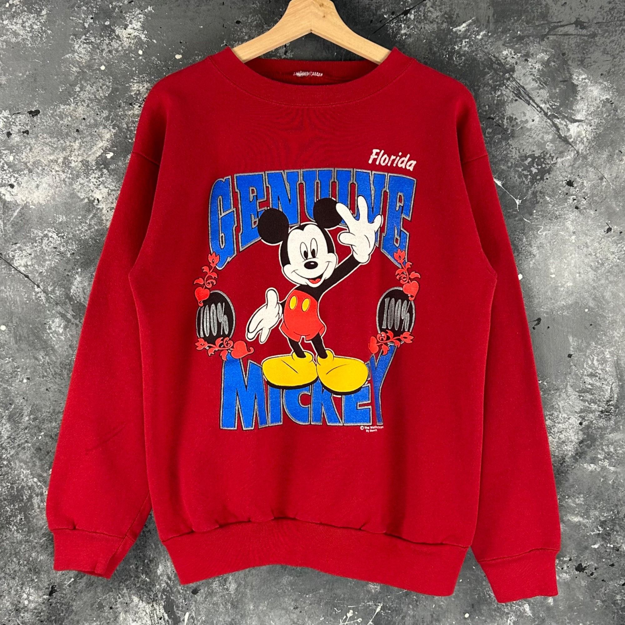 Disney Vintage 1990’s Mickey Mouse sweatshirt Size US M / EU 48-50 / 2 - 1 Thumbnail
