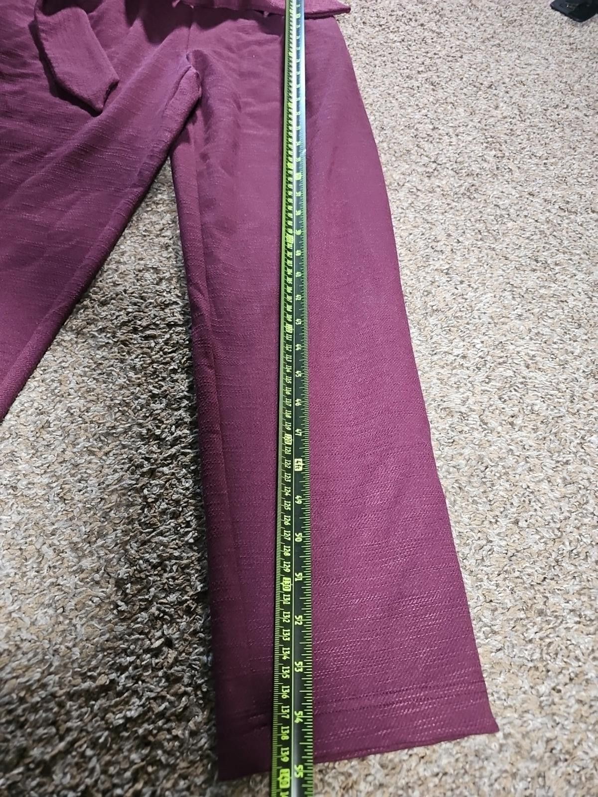 Other anthropologie Purple 1 Piece Belted Small Pantsuit Size 28" / US 6 / IT 42 - 6 Thumbnail