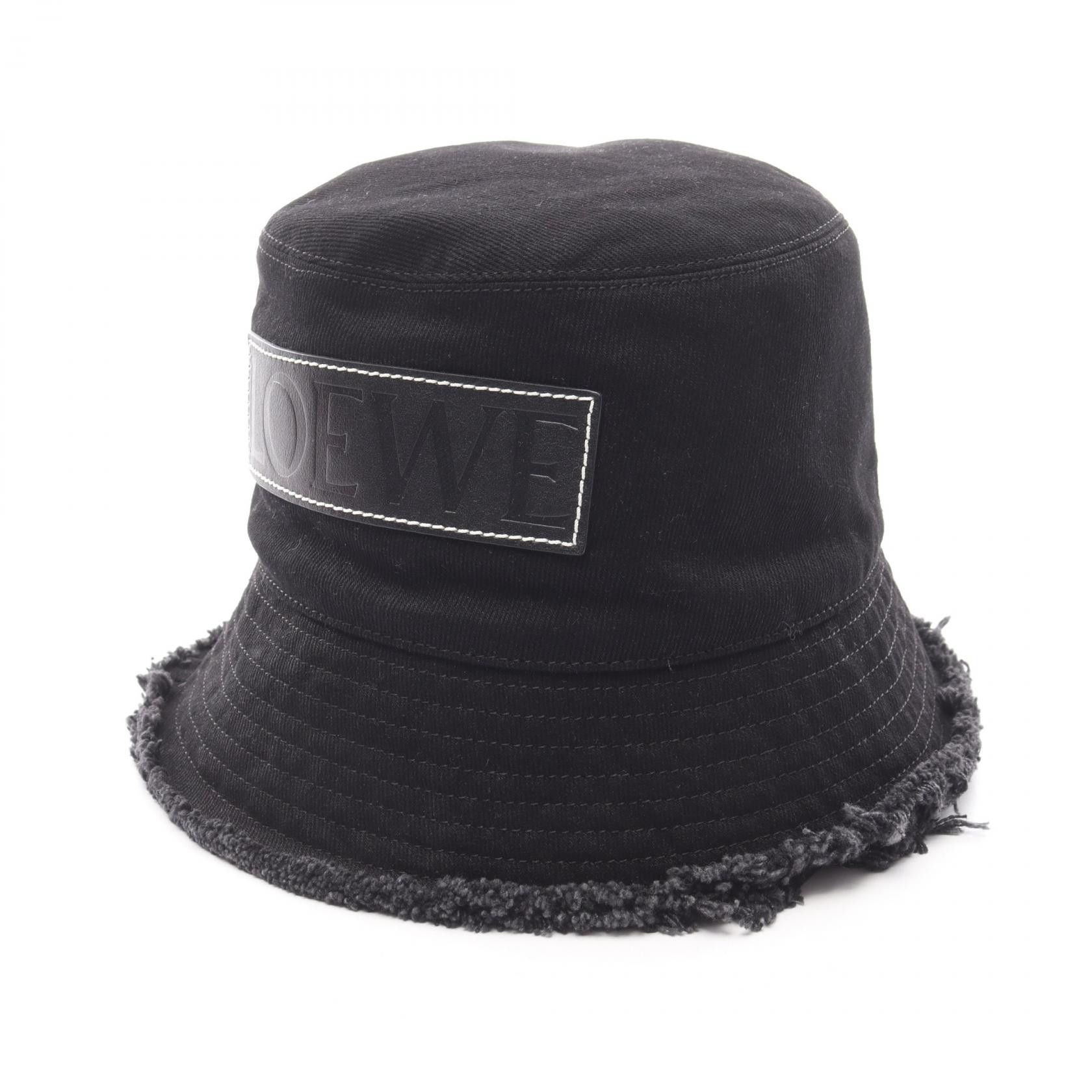 Loewe Loewe Loewe FRAYED BUCKET HAT denim hat Textile Hats DUTY FREE for USA Size ONE SIZE - 1 Thumbnail