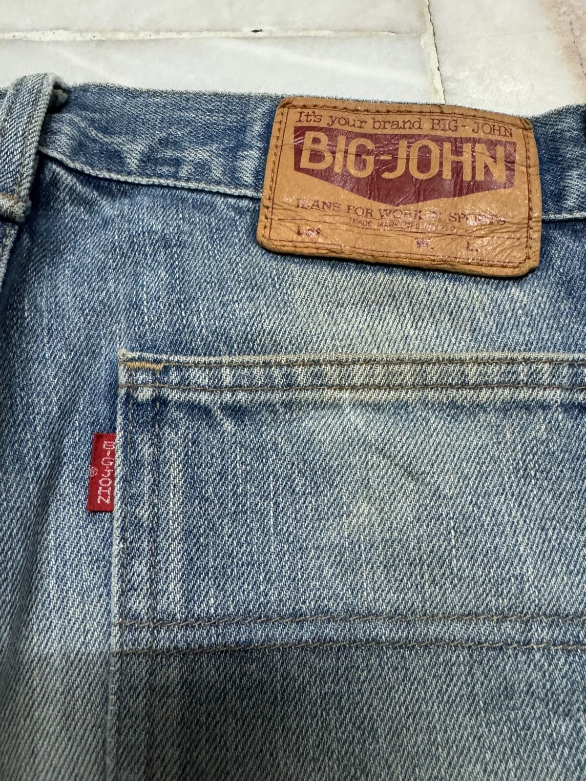 Big John 💥80s-90s Bell Bottom💥Big Big john Rusty Mudwadh Bootcut Jean Size US 29 - 14 Thumbnail