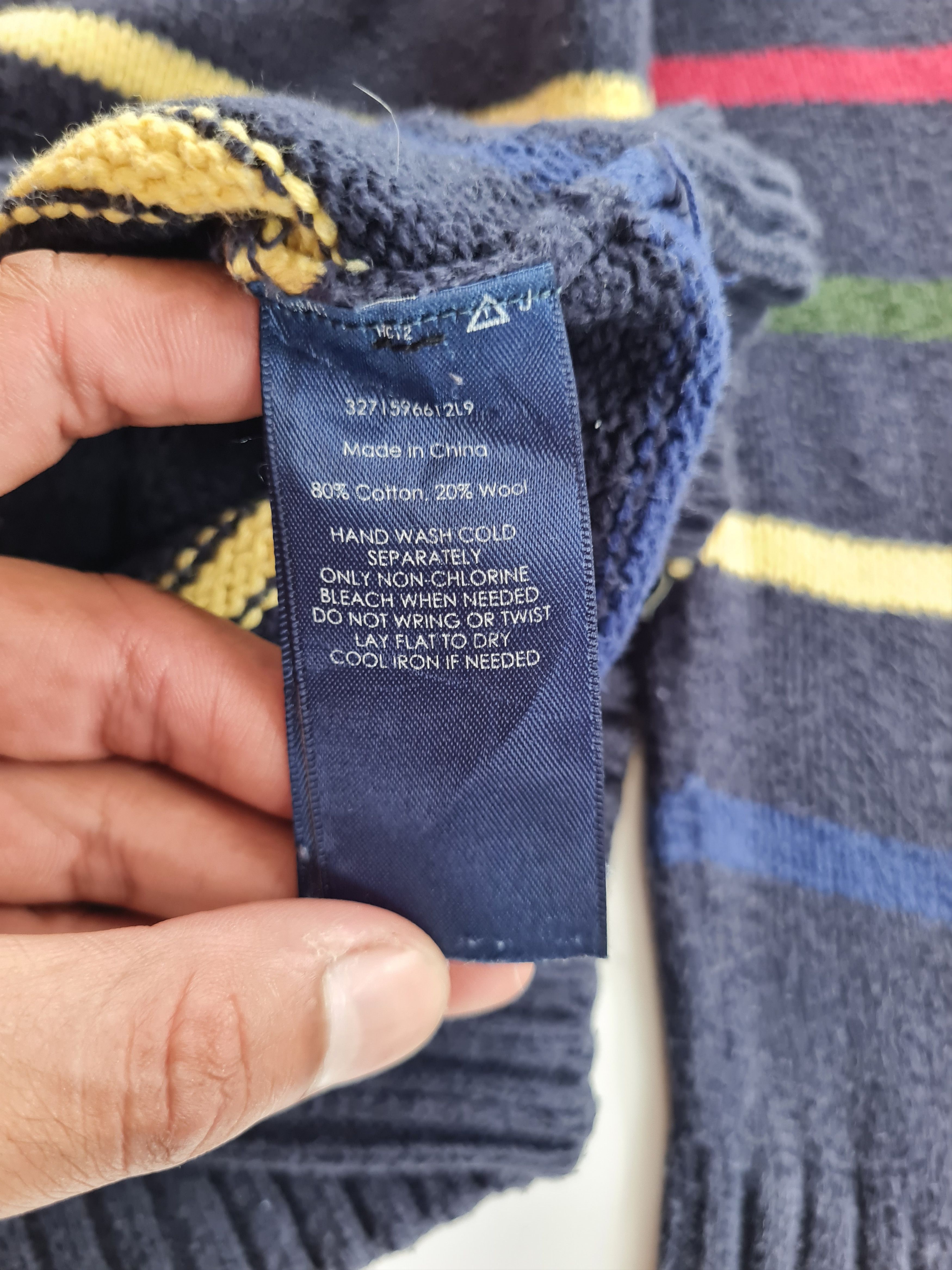 Polo Ralph Lauren × Vintage Vtg Polo Ralph Lauren Stripe Size US S / EU 44-46 / 1 - 7 Thumbnail