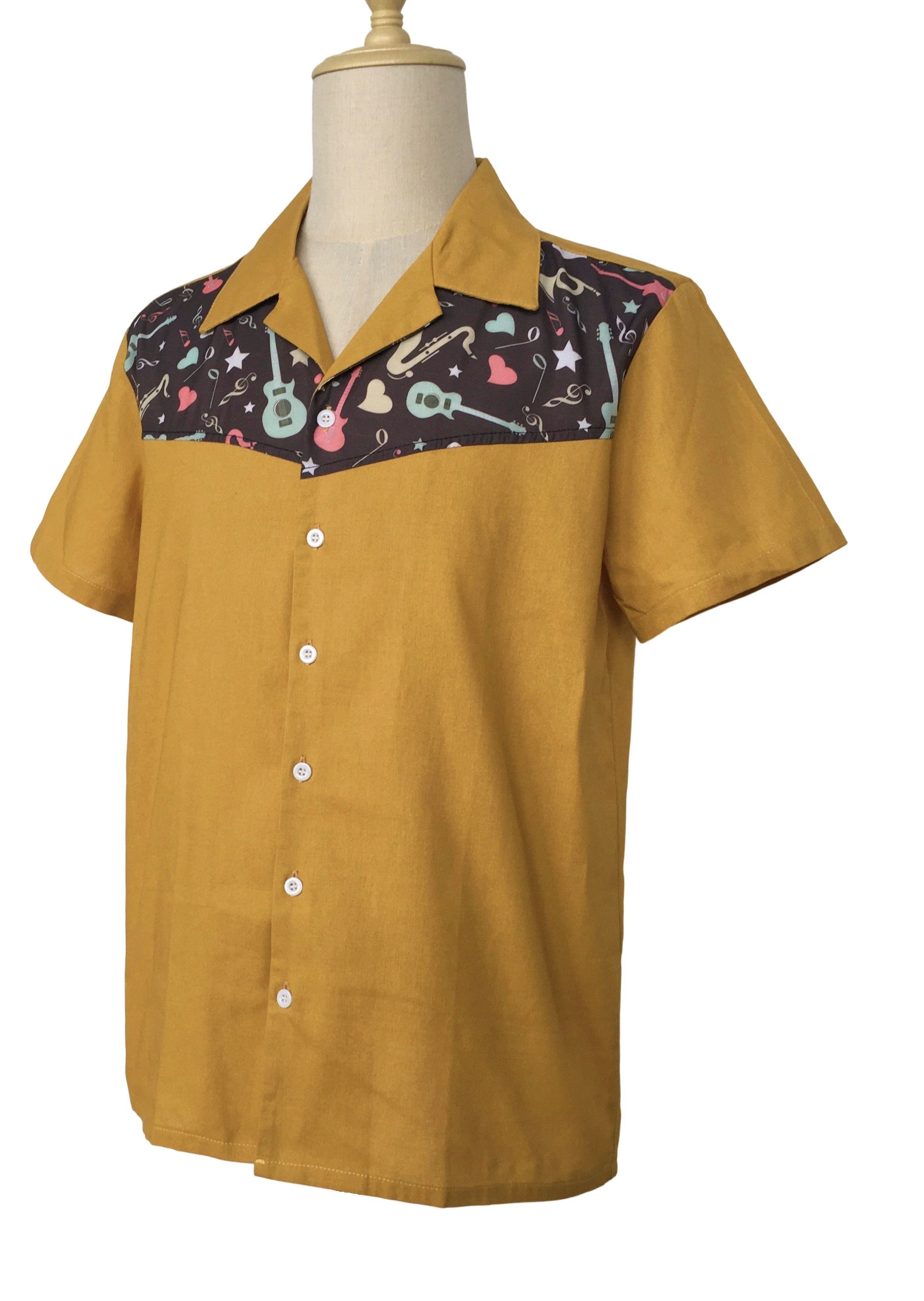 Other Vintage Style Plus Size Panel Men Shirt Size US L / EU 52-54 / 3 - 2 Thumbnail