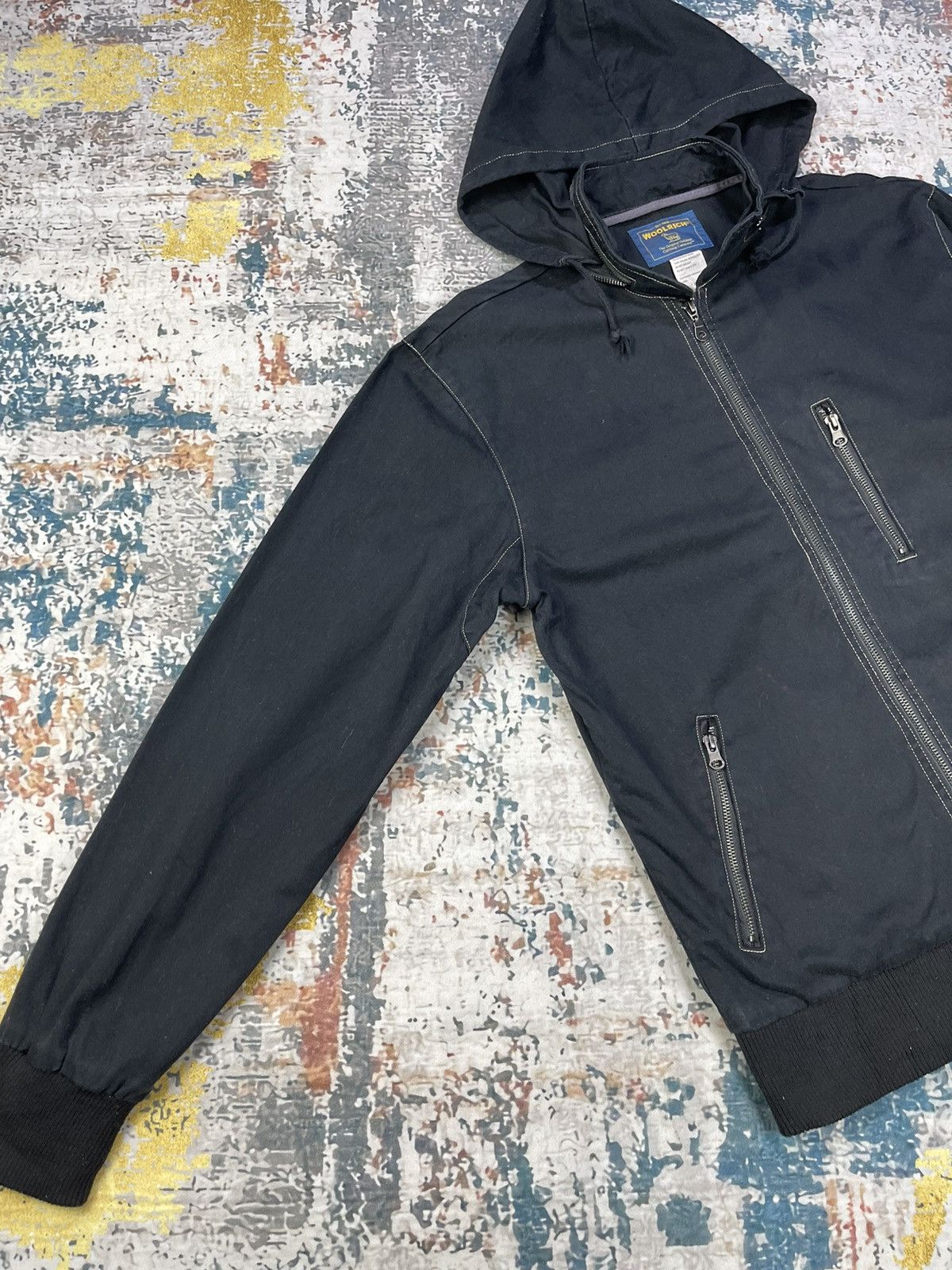 Woolrich Woolen Mills Woolrich 2 Way Adjustable Fit Hooded Zipper Jacket Size US L / EU 52-54 / 3 - 3 Thumbnail