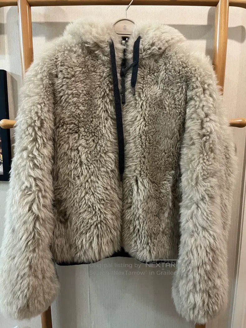 Brunello Cucinelli Brunello Cucinelli Velvet Long Cashmere Fur Coat Size XS / US 0-2 / IT 36-38 - 1 Thumbnail