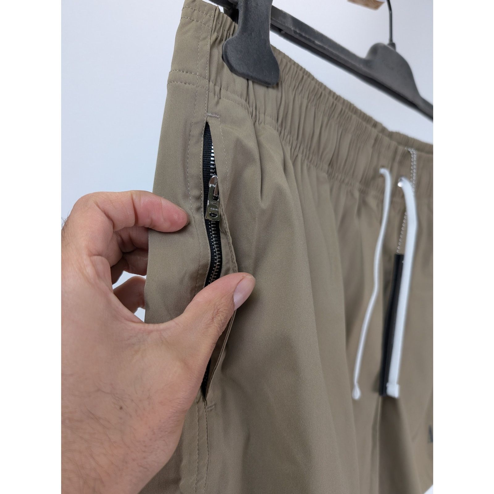 Amiri o1rshd1 Core Logo Swim Trunks Shorts in Tan Size US 32 / EU 48 - 5 Thumbnail