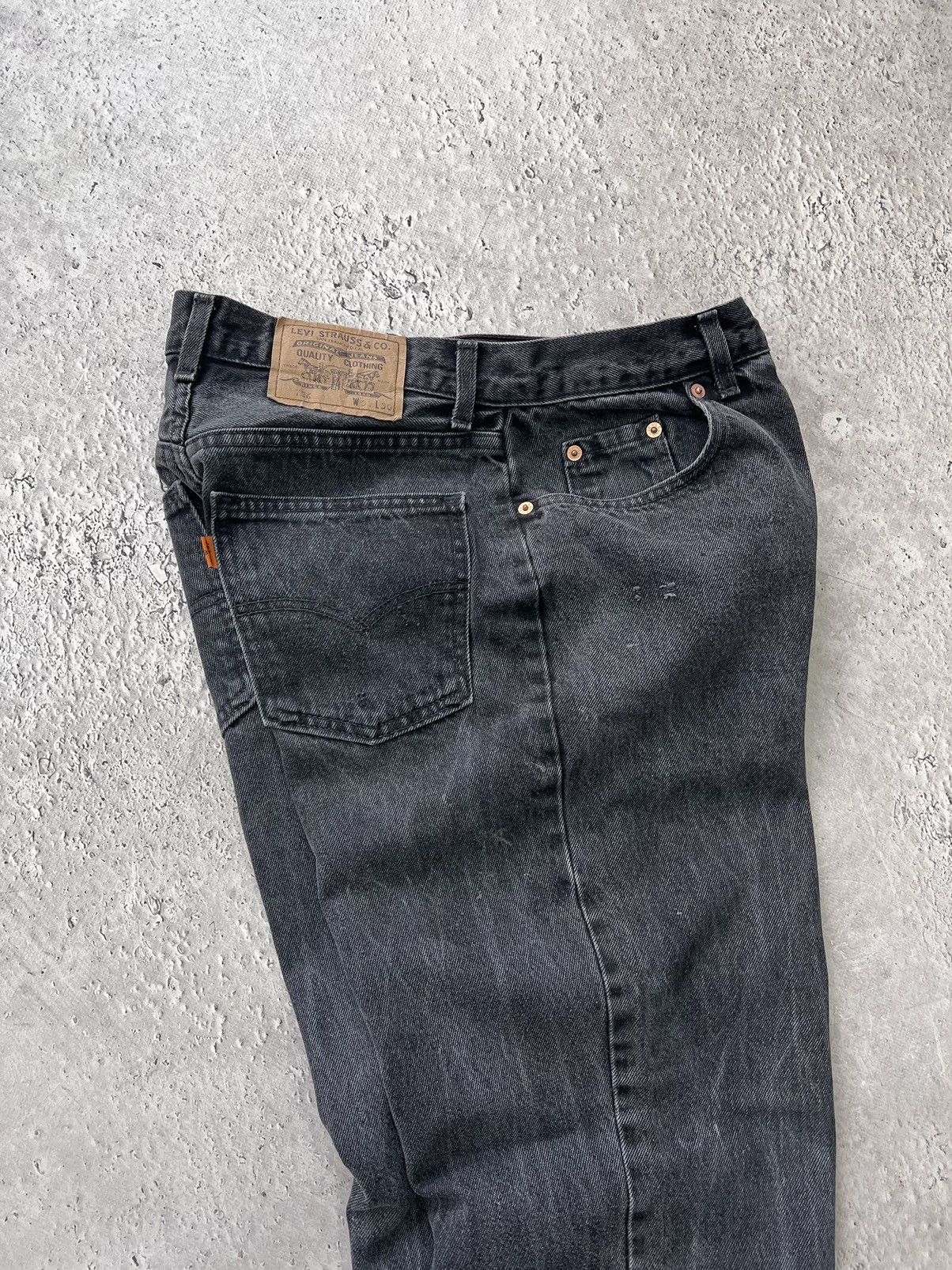 Levi's Vintage Clothing × Vintage Vintage WASHED 90s USA LEVIS BAGGY CARPENER PANTS SILVER TAB Size US 32 / EU 48 - 9 Thumbnail