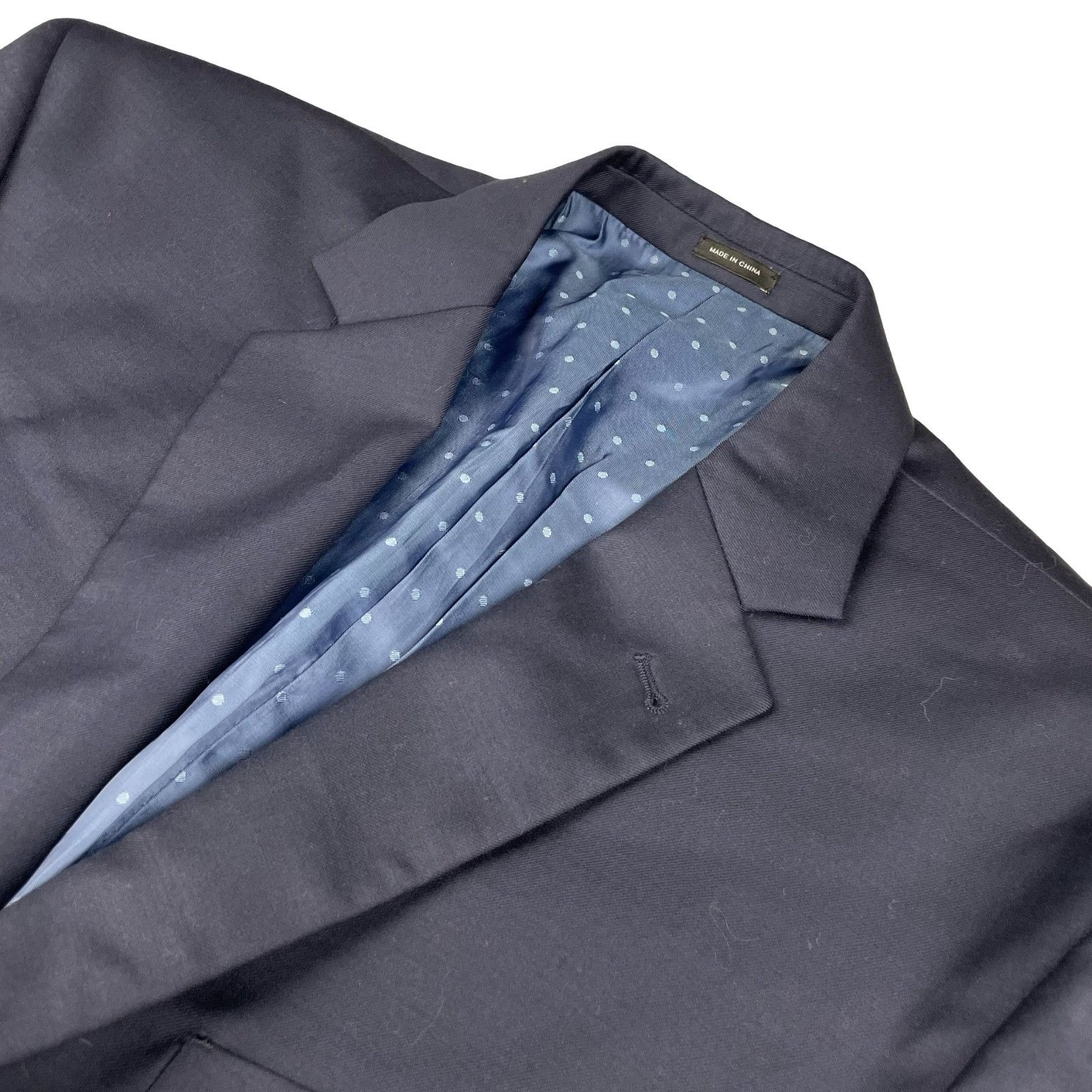 Joseph Abboud Joseph Abboud Men’s 100% Wool 2-Button Blazer Navy Blue • 46 Size 46R - 1 Thumbnail