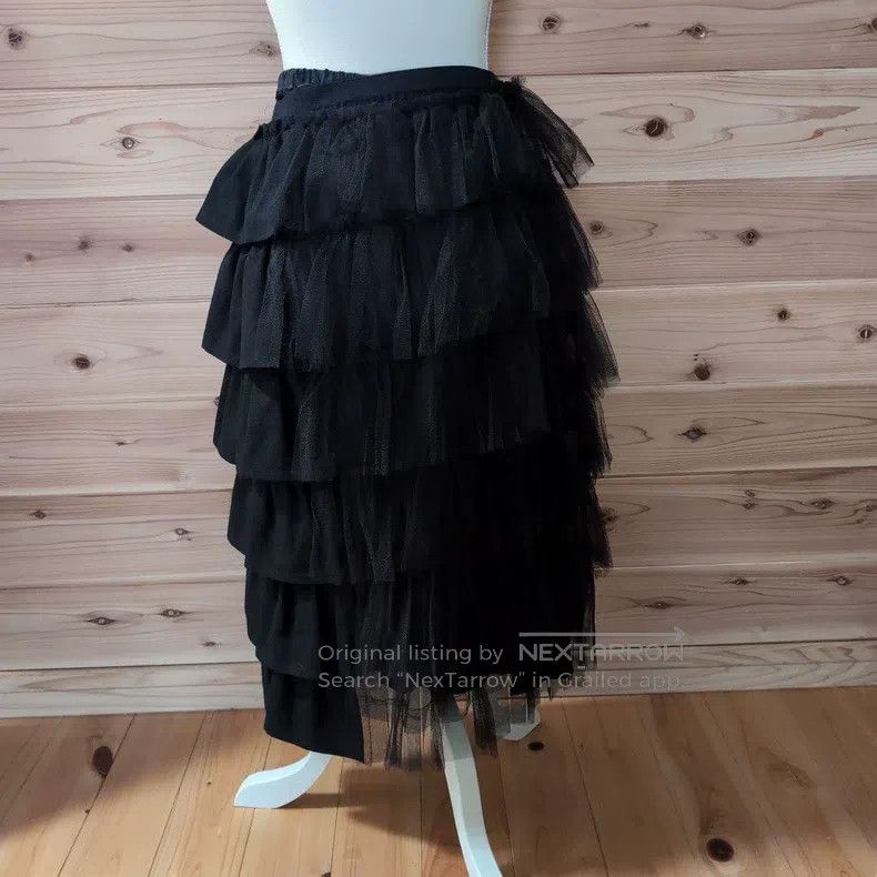 Comme des Garcons Comme Des Garcons size F Black Vintage Mesh Layered Top Size 25" / US 0 / IT 36 - 3 Thumbnail