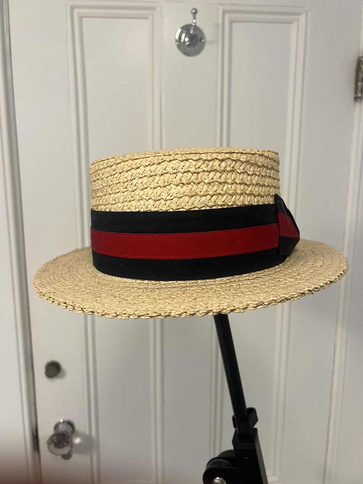 Other Scala Gondola Straw Boater Hat Size ONE SIZE - 2 Thumbnail