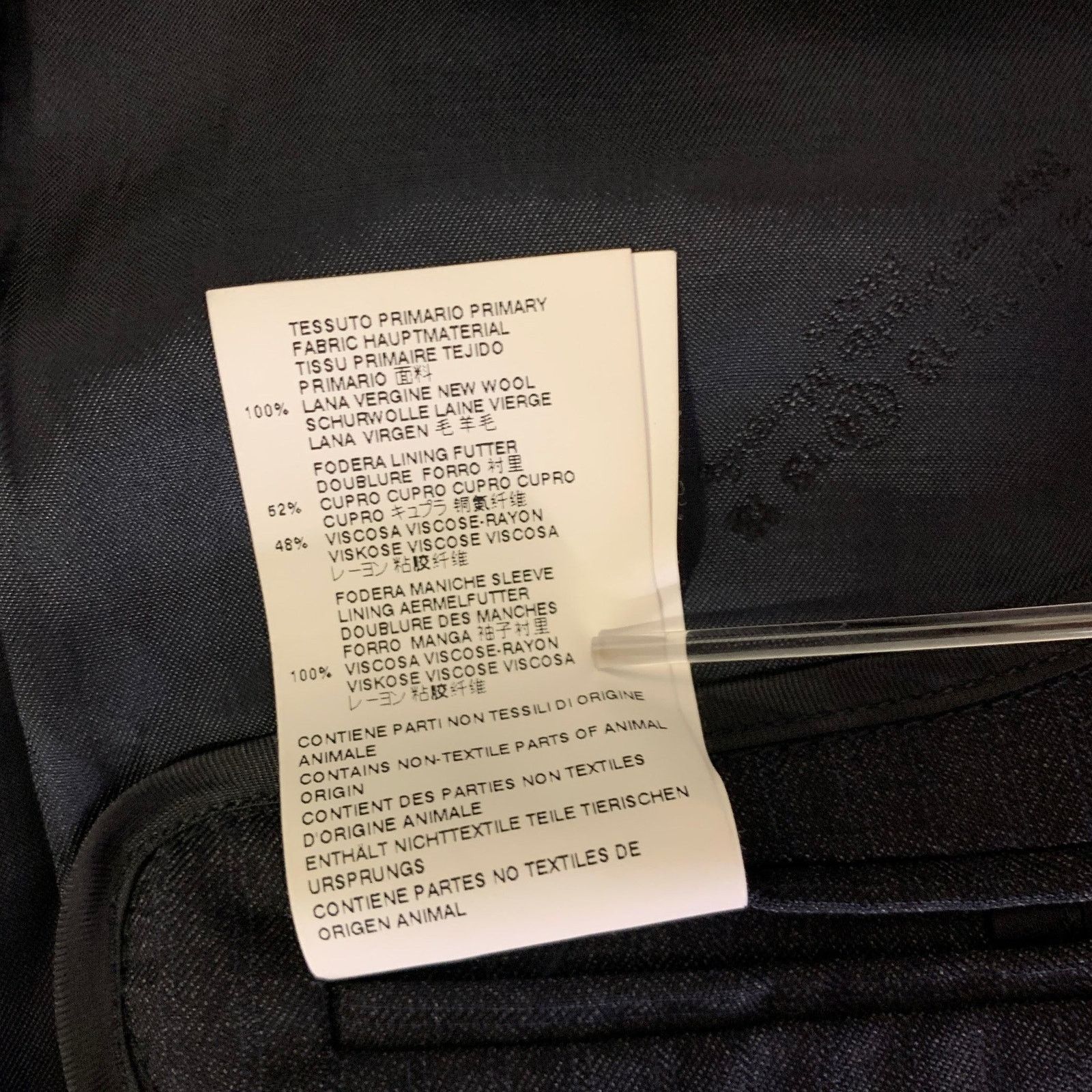Maison Margiela MAISON MARGIELA 42 Charcoal Pinstripe Wool Sport Coat Size 42R - 8 Thumbnail