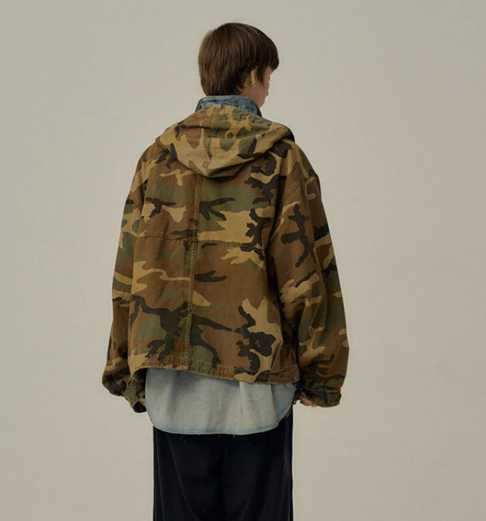 Other ANCELLM - CAMO ZIPUP HOODIE Size US M / EU 48-50 / 2 - 9 Thumbnail
