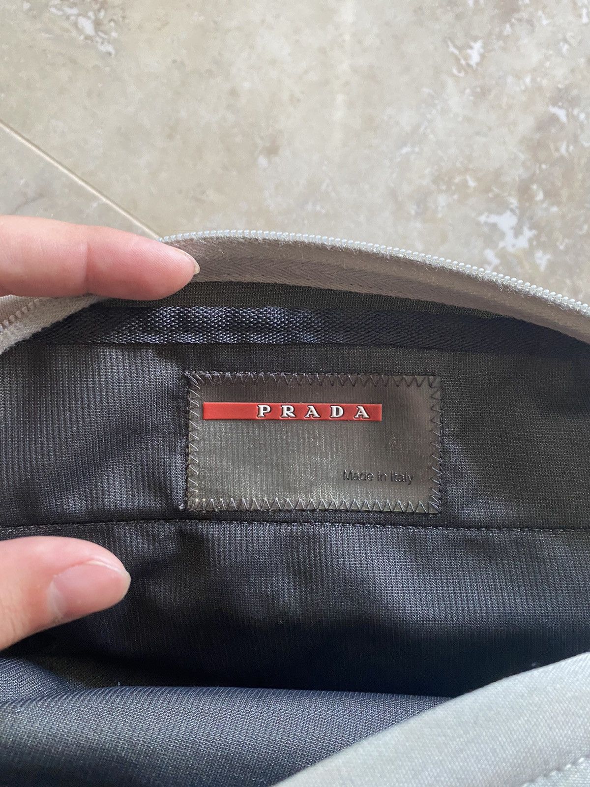 Prada PRADA SPORT 1999 LINEA ROSSA SLING BACKPACK BAG WHITE RARE Size ONE SIZE - 7 Thumbnail