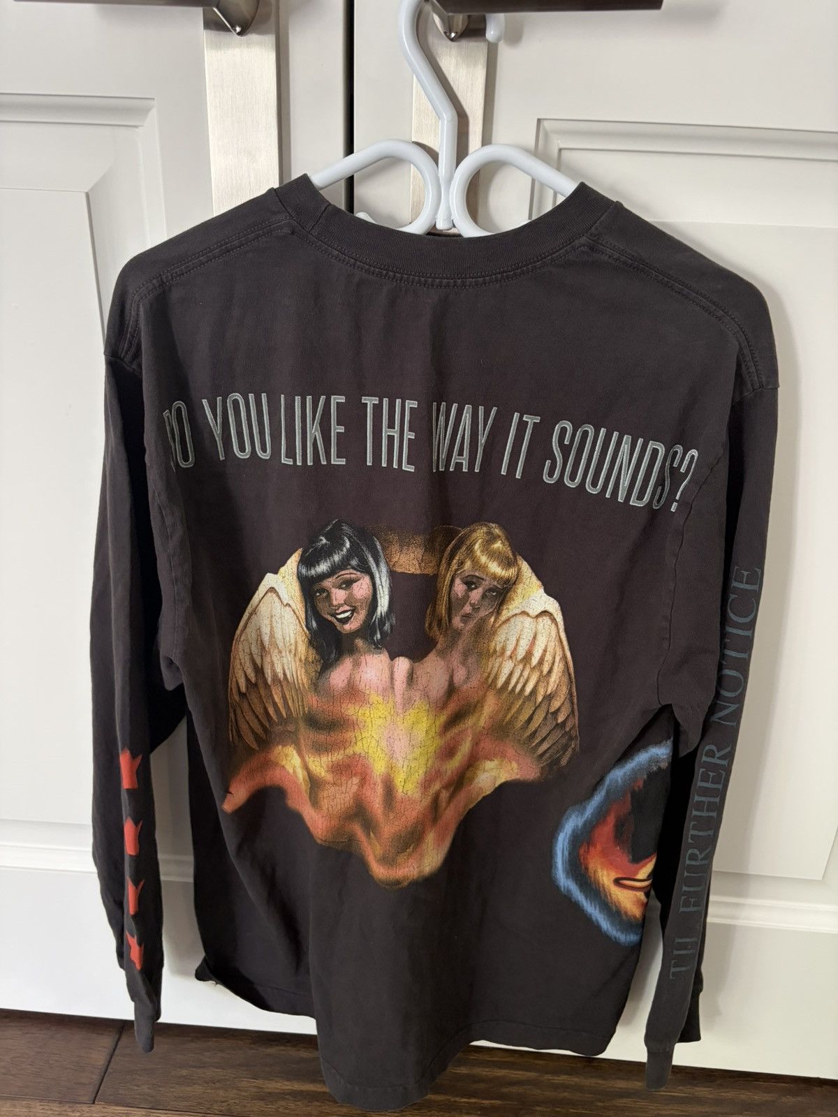 Travis Scott Utopia Do you like the way it sounds longsleeve Size US L / EU 52-54 / 3 - 2 Thumbnail