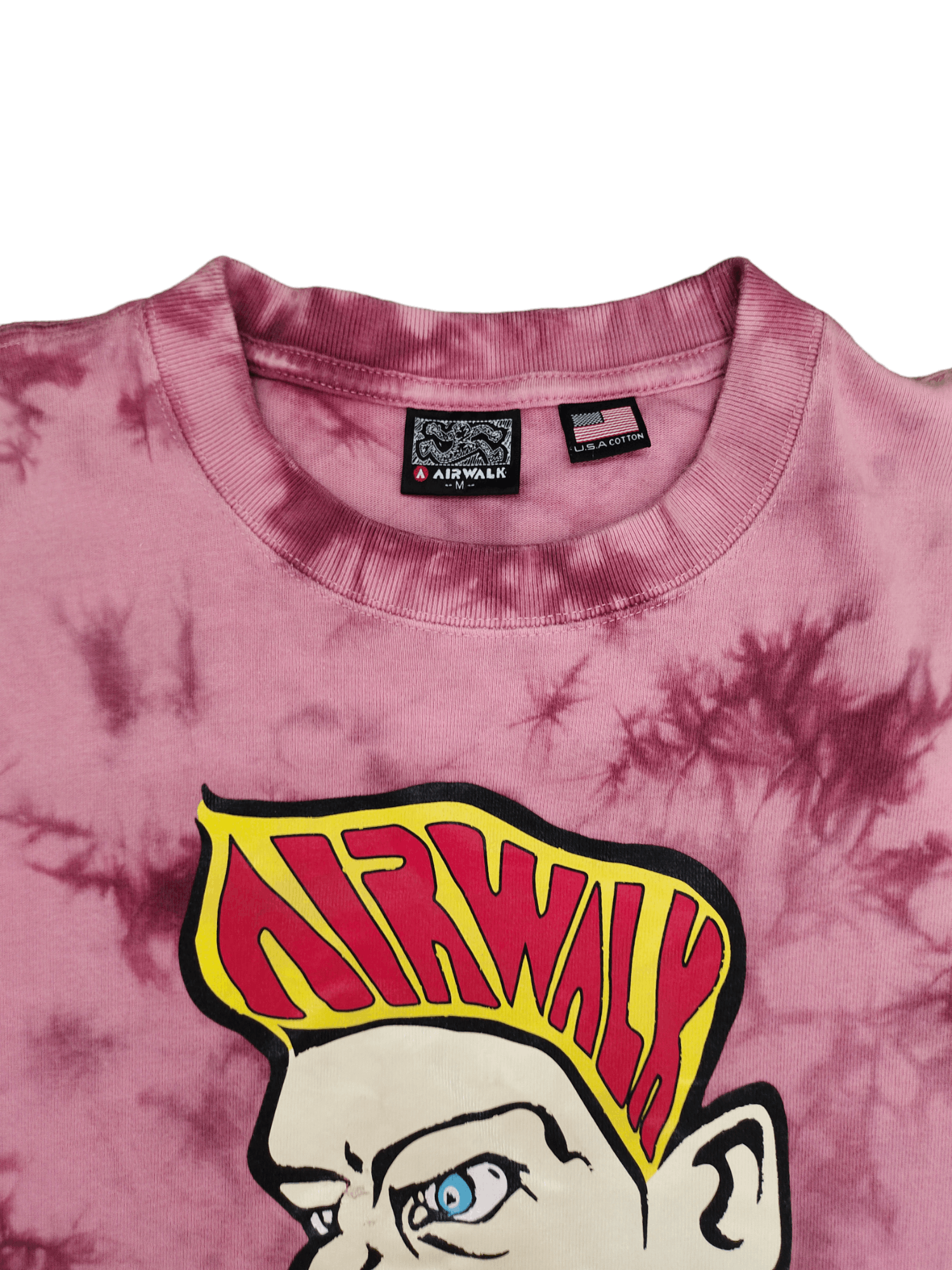 Airwalk Vintage Airwalk Punk Head Tie Dye Oversize T-Shirt Jnco Size US M / EU 48-50 / 2 - 4 Thumbnail