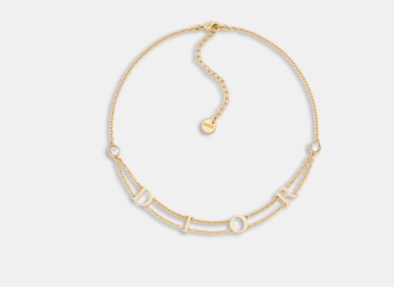 Dior o1w1db10325 Size: OS / N2778 Necklace in Gold Size ONE SIZE - 1 Thumbnail