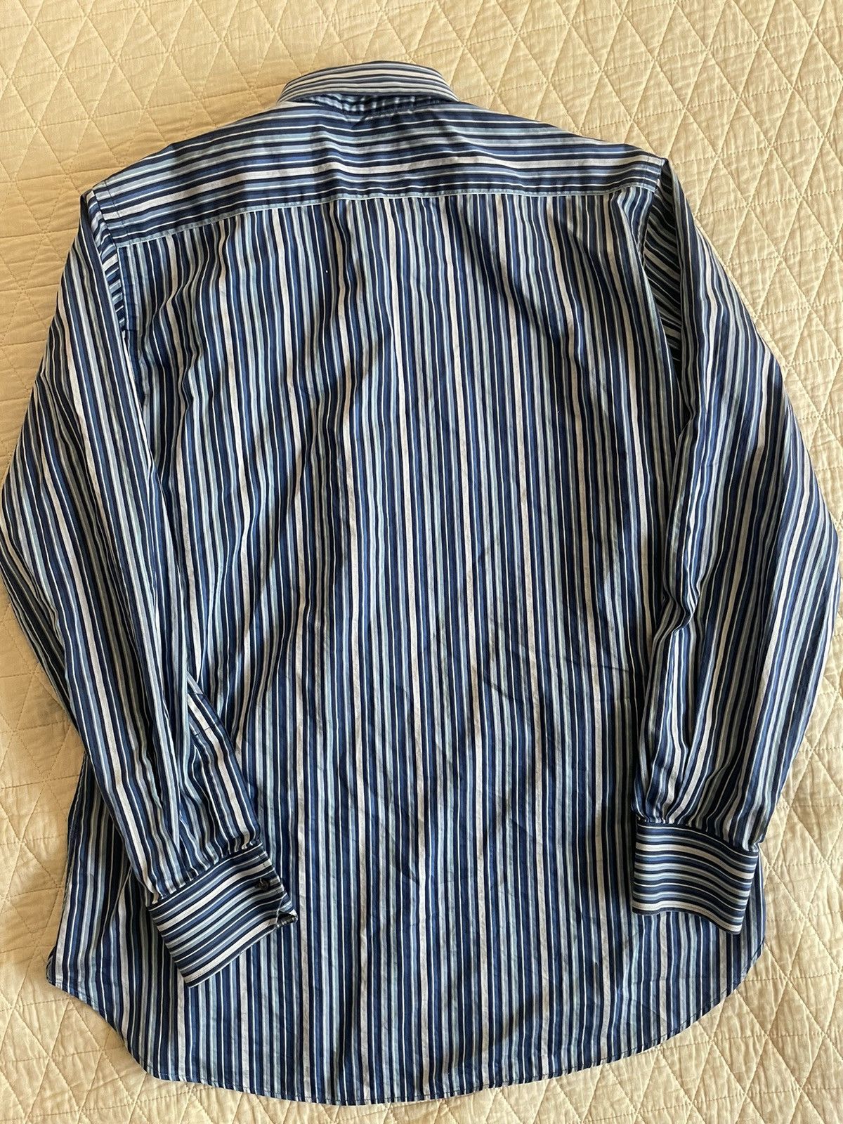Etro Striped Sport Shirt Size US L / EU 52-54 / 3 - 6 Thumbnail
