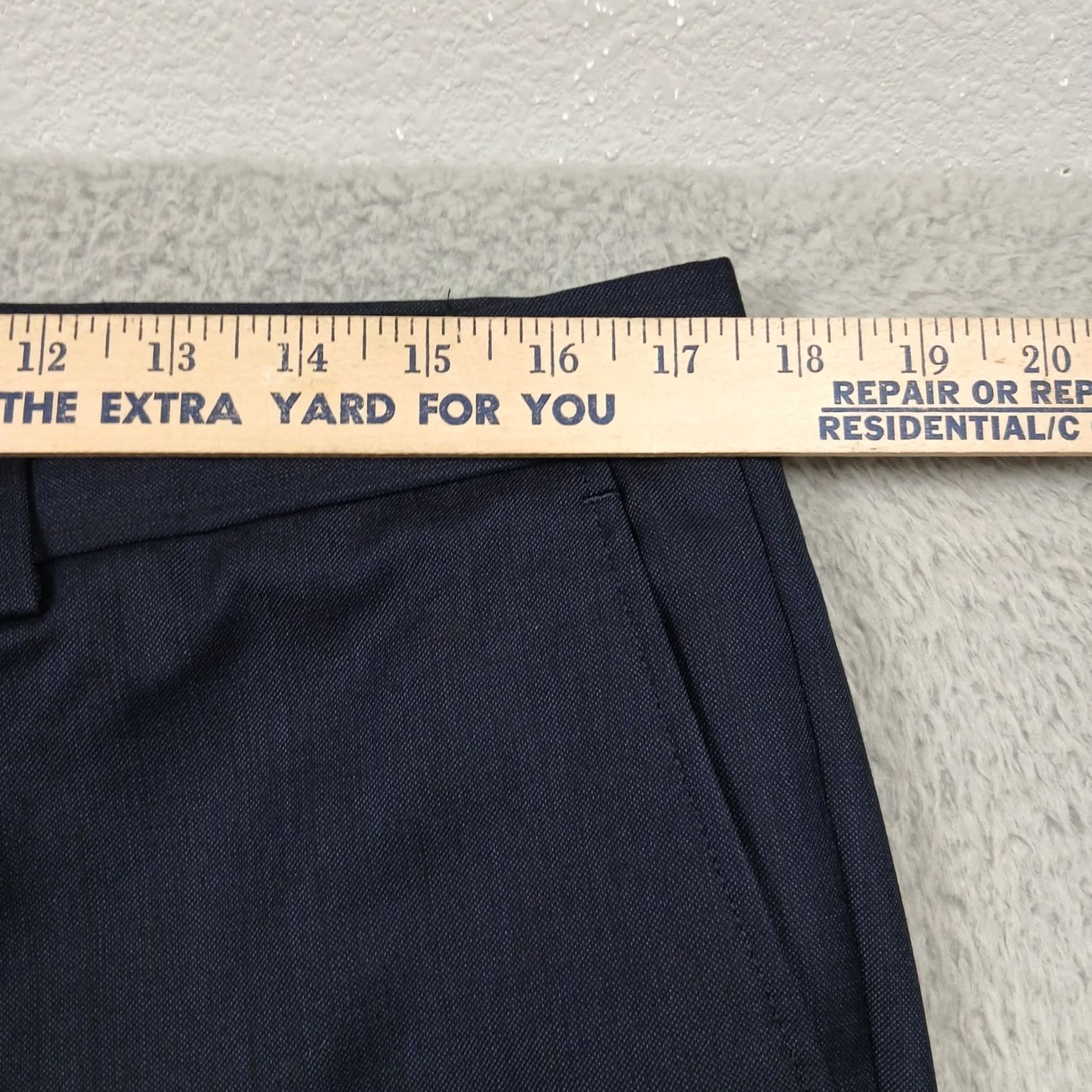 Theory Theory Wool Dress Pants Men's 34 Navy Blue Tailored Fit Casual Dress Pants? Size US 34 / EU 50 - 7 Thumbnail