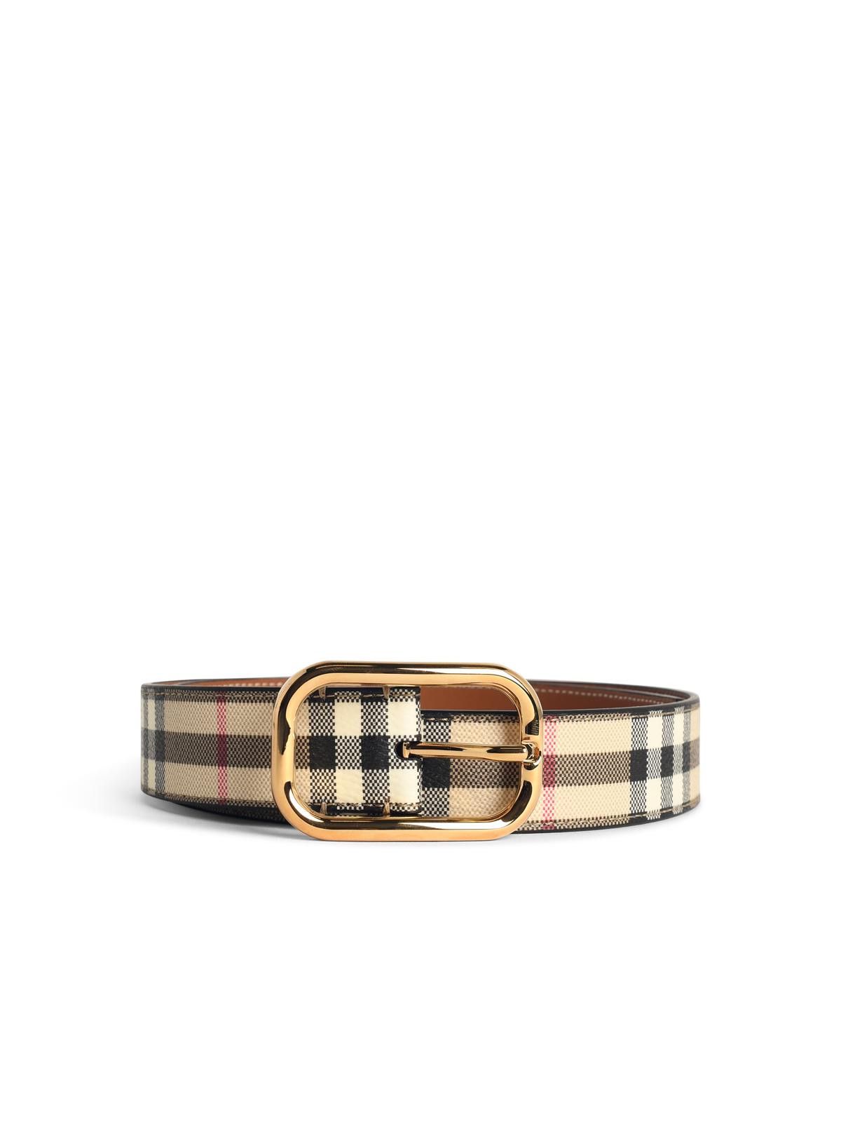 Burberry BURBERRY Beige Tela Belt Size ONE SIZE - 1 Thumbnail