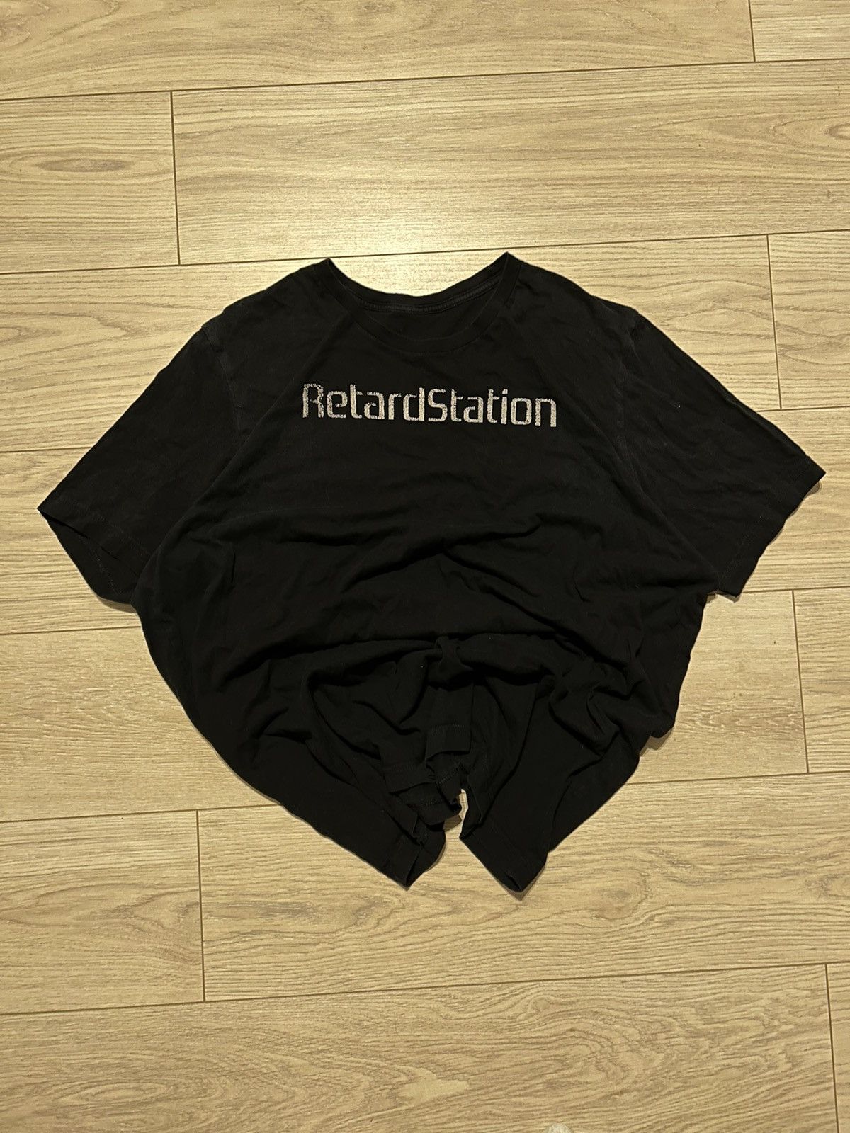 Vintage RETARD STATION PLAYSTATION PARODY TEE SHIRT Size US XL / EU 56 / 4 - 1 Thumbnail
