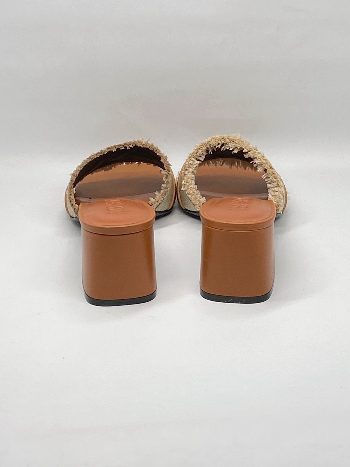 Versace Versace Medusa '95 55MM Raffia Mules Size US 7 / IT 37 - 7 Thumbnail