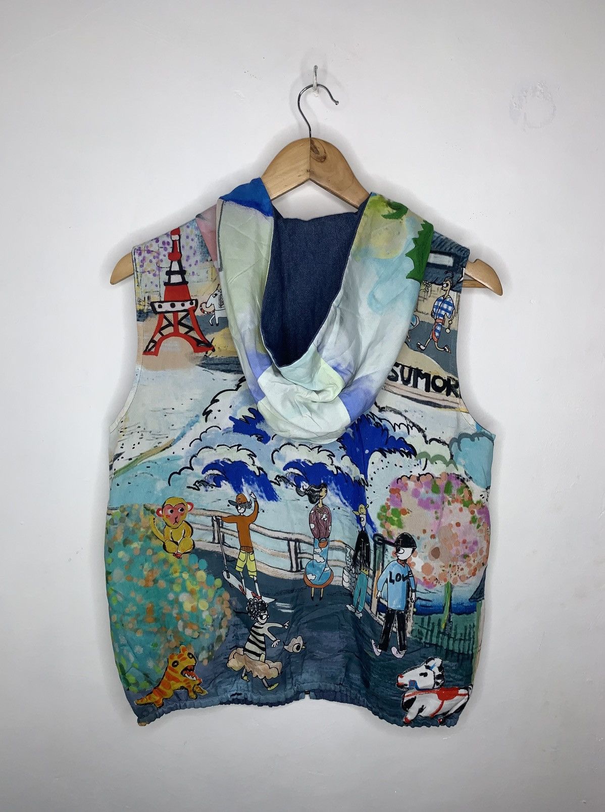 Tsumori Chisato Tsumori Chisato Reversible Vest With Hood Size XS / US 0-2 / IT 36-38 - 5 Thumbnail