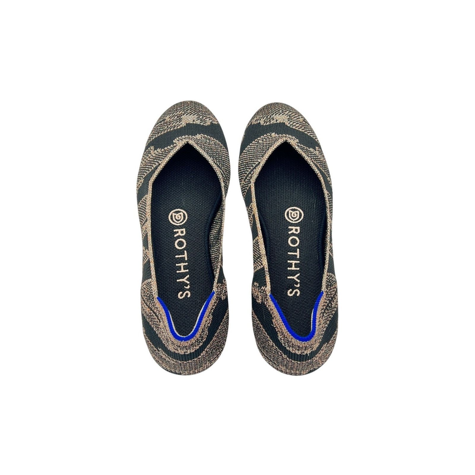 Rothy's Rothy’s The Flat Metallic Camo Knit Ballet Flats Size 6 Chic Size US 6 / IT 36 - 2 Thumbnail