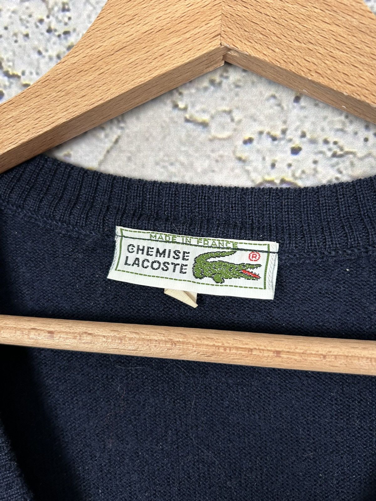 Lacoste Vintage Lacoste 90s Wool Vest Made in France Rare Size US M / EU 48-50 / 2 - 4 Thumbnail