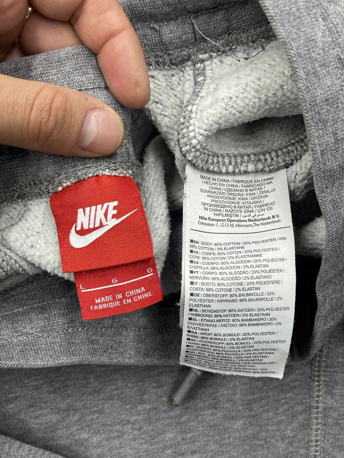 Nike Vintage Nike Basic Grey Sweatpants Drill Y2K TECH ACG Size US 34 / EU 50 - 9 Thumbnail