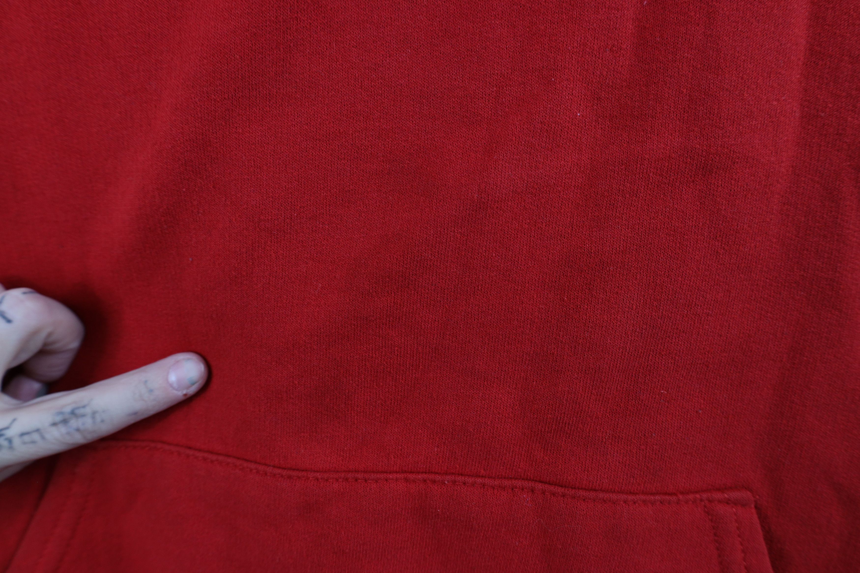 Vintage Vintage Spell Out North Carolina State University Hoodie Red Size US XL / EU 56 / 4 - 5 Thumbnail