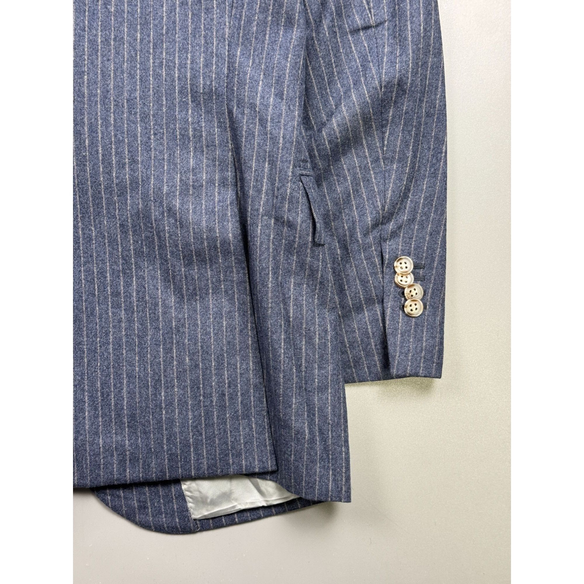 Suitsupply SuitSupply Striped Two Button Wool Blazer (Y1245) Size 42R - 8 Thumbnail