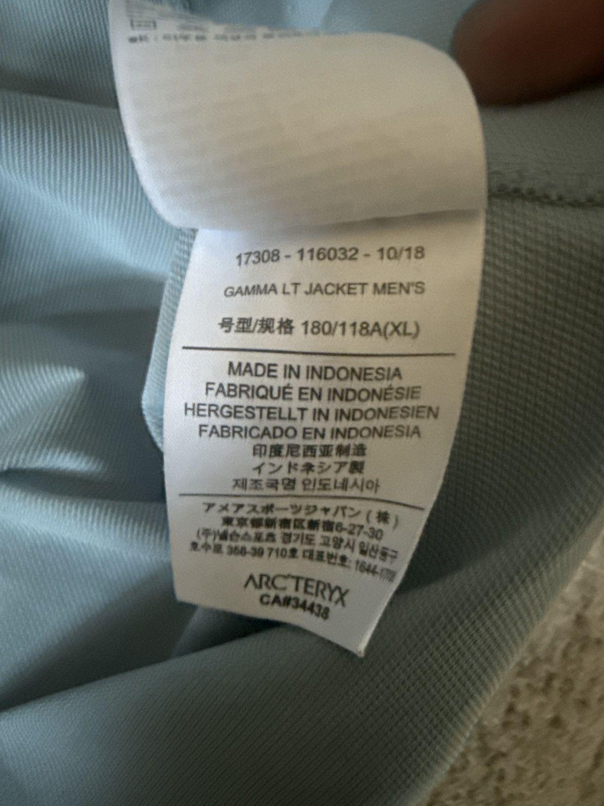 Arc'teryx Arcteryx Light Jacket Size US XL / EU 56 / 4 - 9 Thumbnail