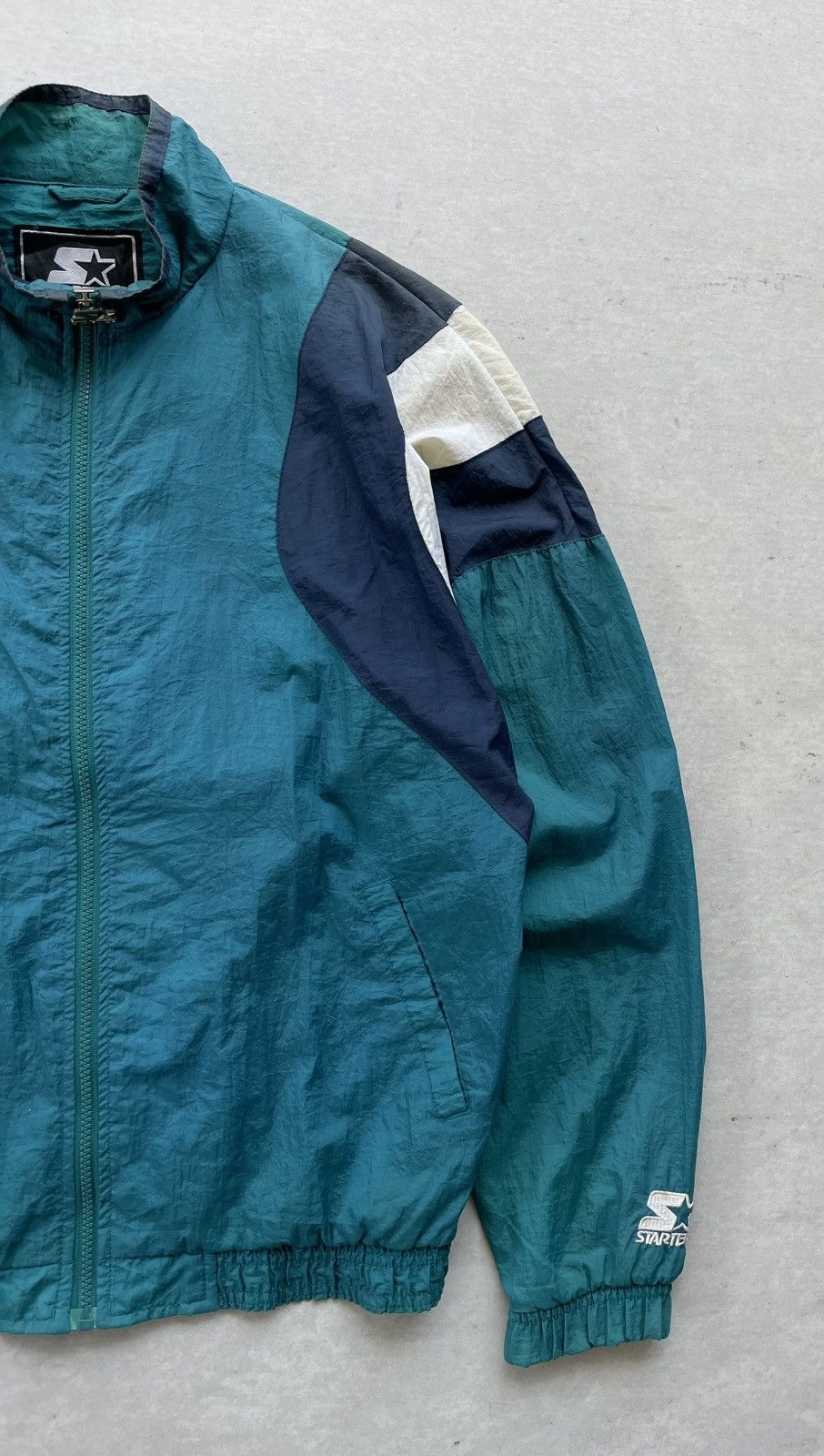 Starter VINTAGE 1990'S STARTER MEN'S NYLON SPORTS JACKET Size US XL / EU 56 / 4 - 5 Thumbnail
