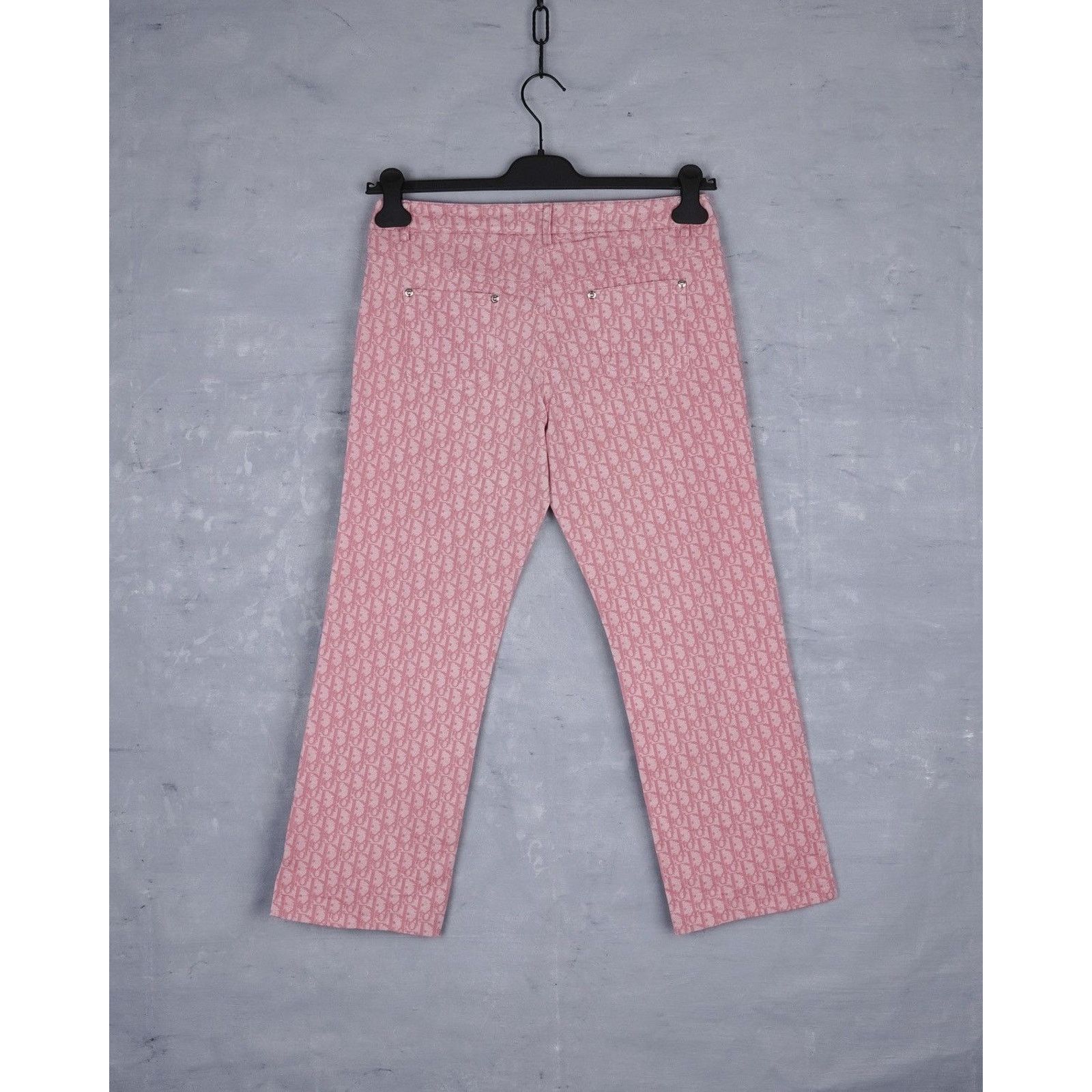 Dior Vintage dior pink women’s monogram logo y2k pants Size 32" / US 10 / IT 46 - 4 Thumbnail
