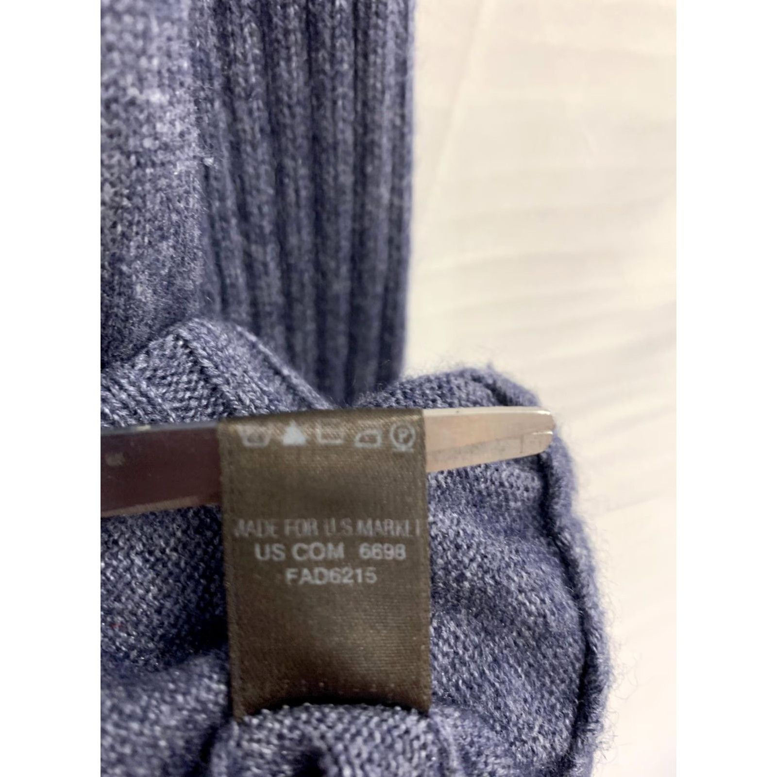 Loro Piana Loro Piana Silk Cashmere Sweater Mens XL Blue Roadster Mock Neck Henley Pullover Shirt Size US XL / EU 56 / 4 - 5 Thumbnail