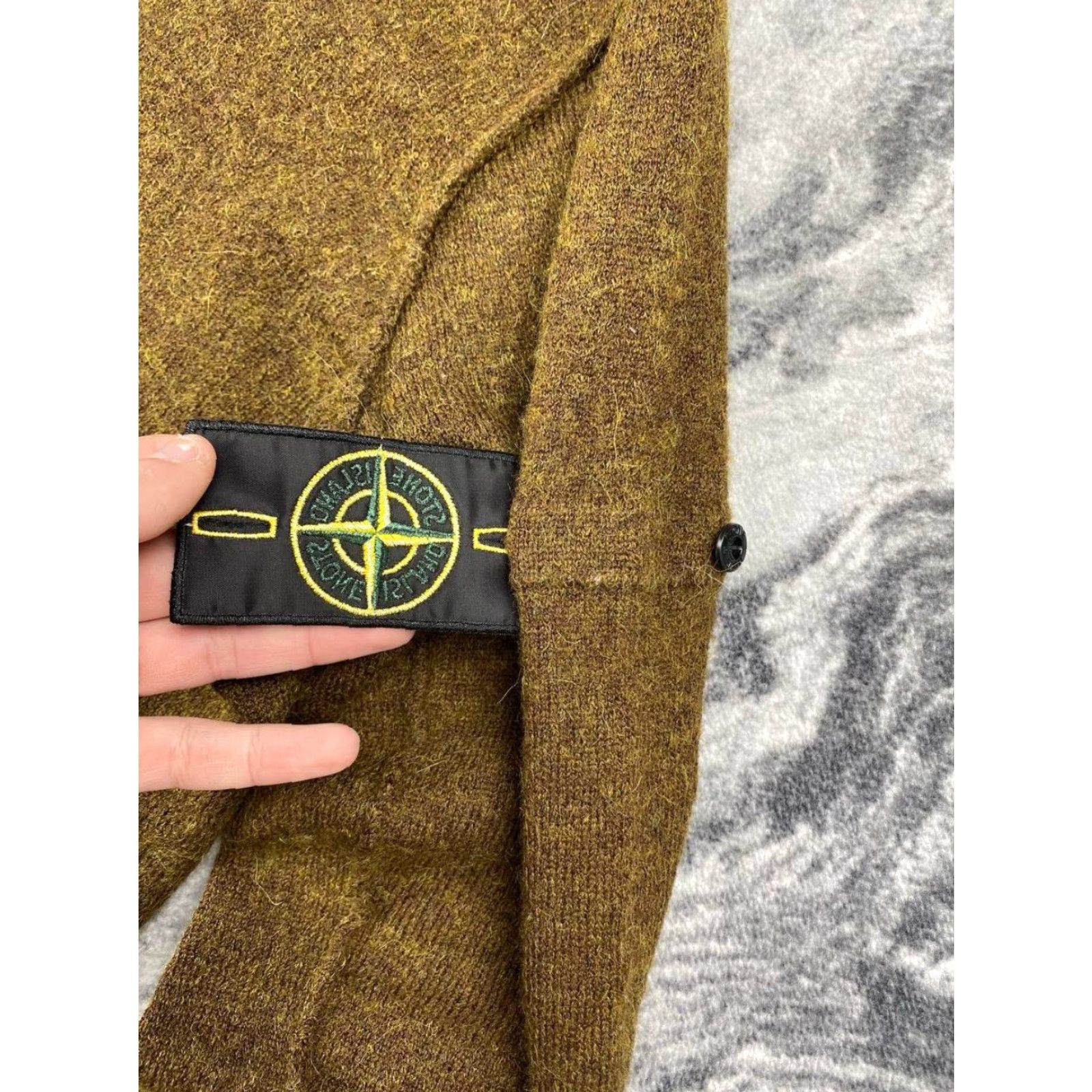 Stone Island Stone Island Knit Wool Sweater Men Size M Green Pullover Crew Neck Long Sleeve Regular Wool Knit Logo Winter Casual Man M Green Stone Island Sweater Size US M / EU 48-50 / 2 - 7 Thumbnail