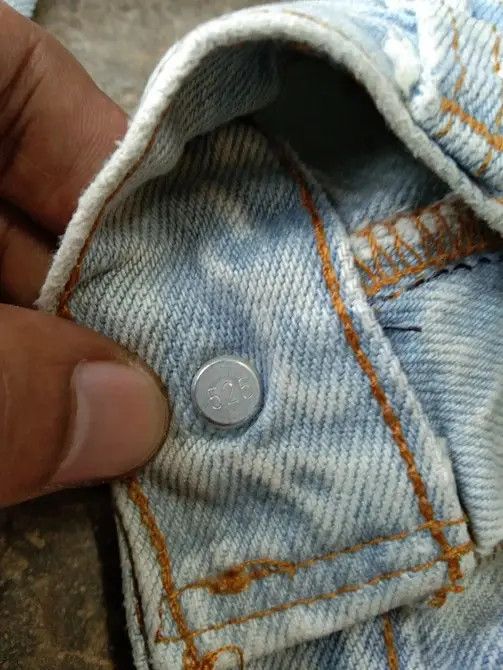 Levi's × Vintage 80s Vintage Levis 501 Made In USA Sun Faded Distressed Jeans Size US 33 - 9 Thumbnail