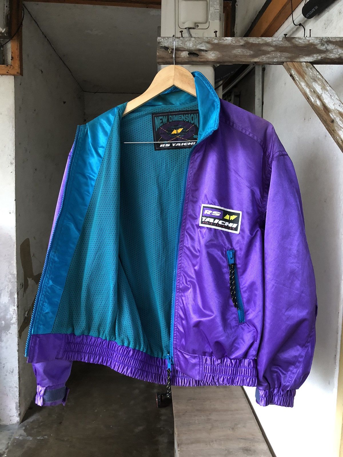Japanese Brand Vintage 90s Taichi Rs Racing Sport New Dimension Bomber Size US M / EU 48-50 / 2 - 5 Thumbnail