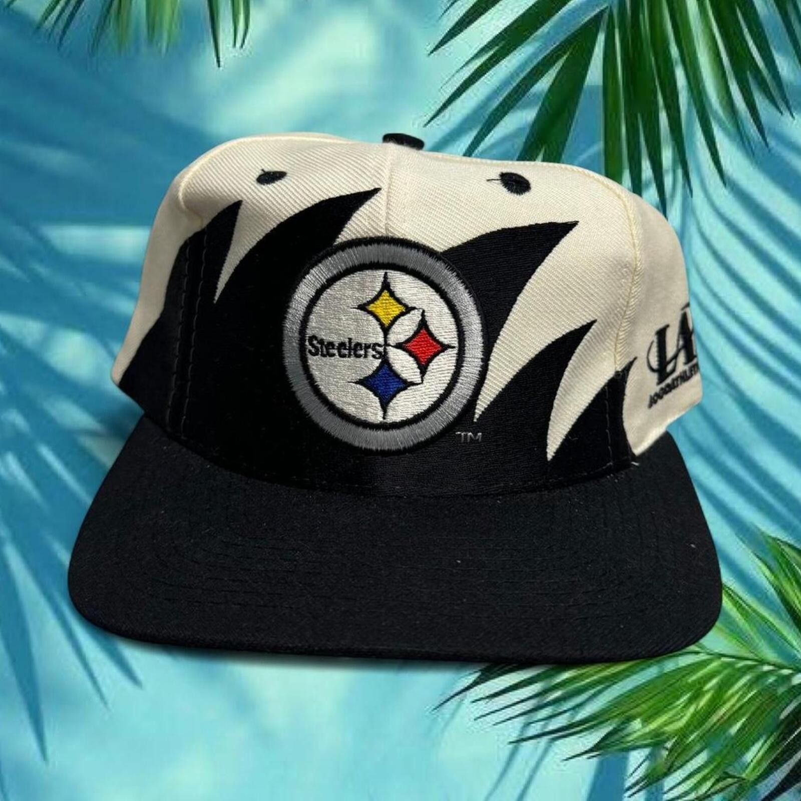 Logo Athletic 90s vintage Pittsburgh Steeler Wool Sharktooth Logo Athletic Size ONE SIZE - 1 Thumbnail