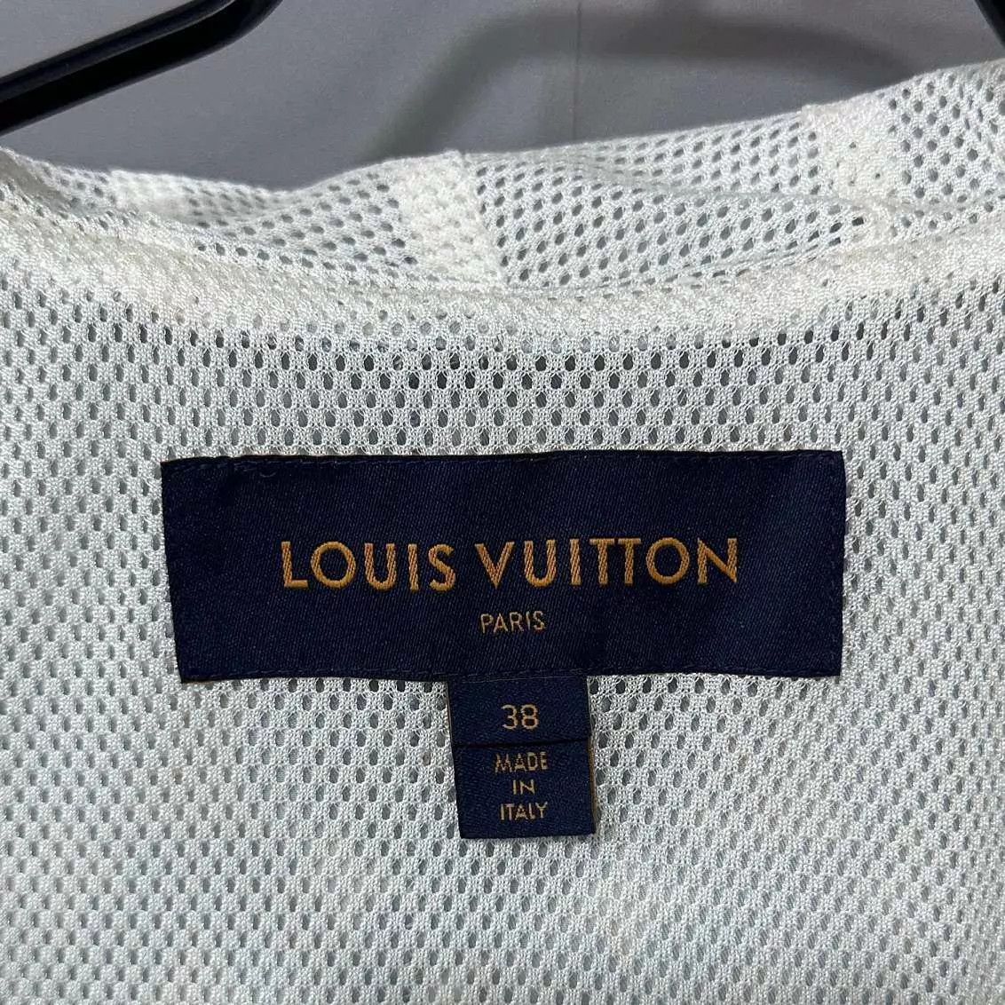 Louis Vuitton LV light blue monogram print shell jacket Size S / US 4 / IT 40 - 6 Thumbnail