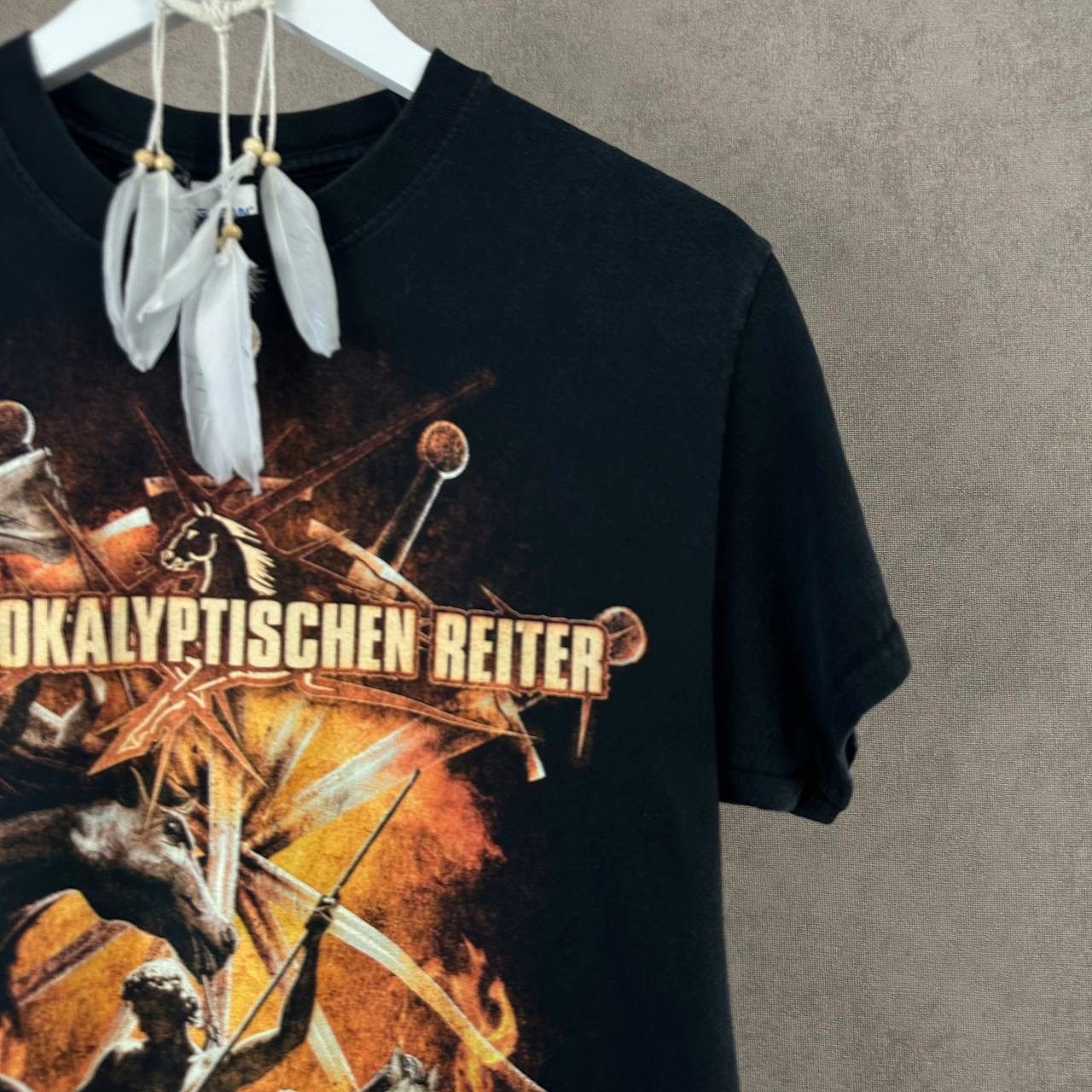Band Tees × Vintage Vintage Die Apokalyptischen Reiter T-shirts Big Logo 00s Size US M / EU 48-50 / 2 - 5 Thumbnail