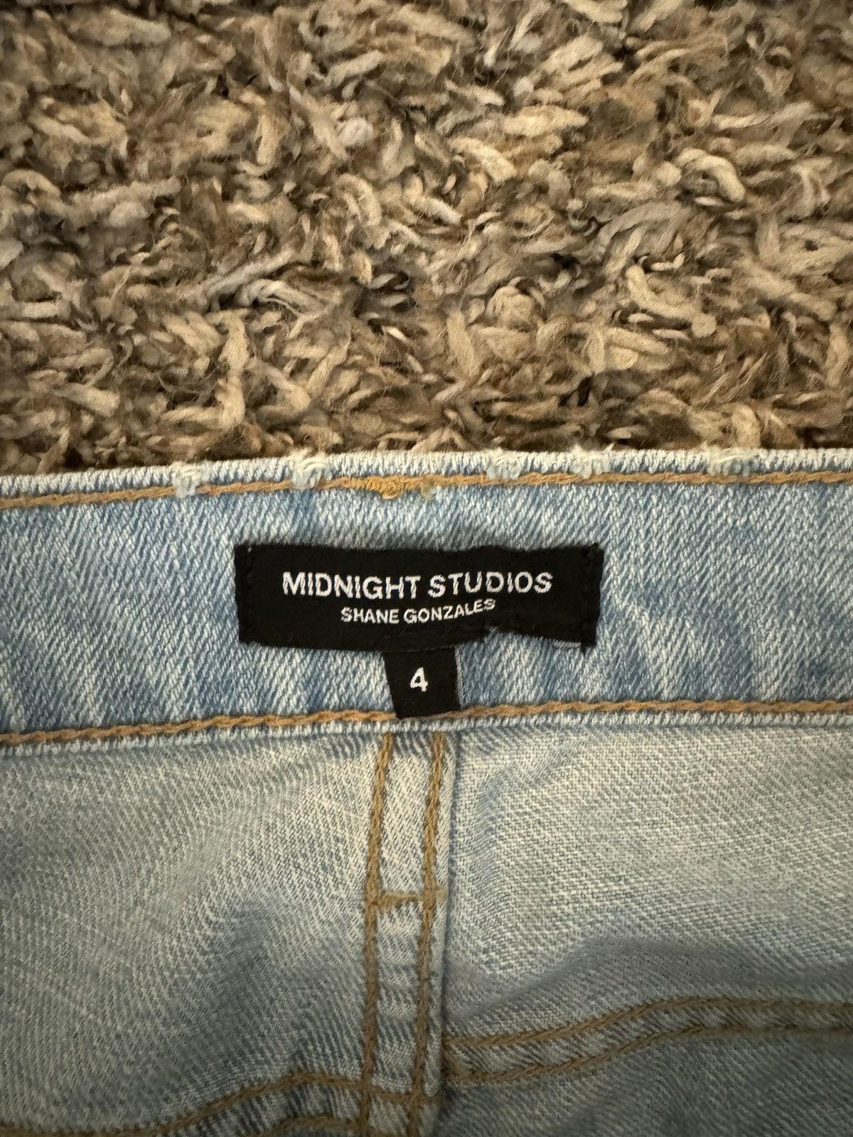 Midnight Studios MIDNIGHT STUDIOS DIRTY BLONDE DENIM Size US 34 / EU 50 - 8 Thumbnail