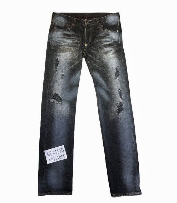Takeo Kikuchi VINTAGE DISTRESSED DENIM Size US 33 - 1 Thumbnail
