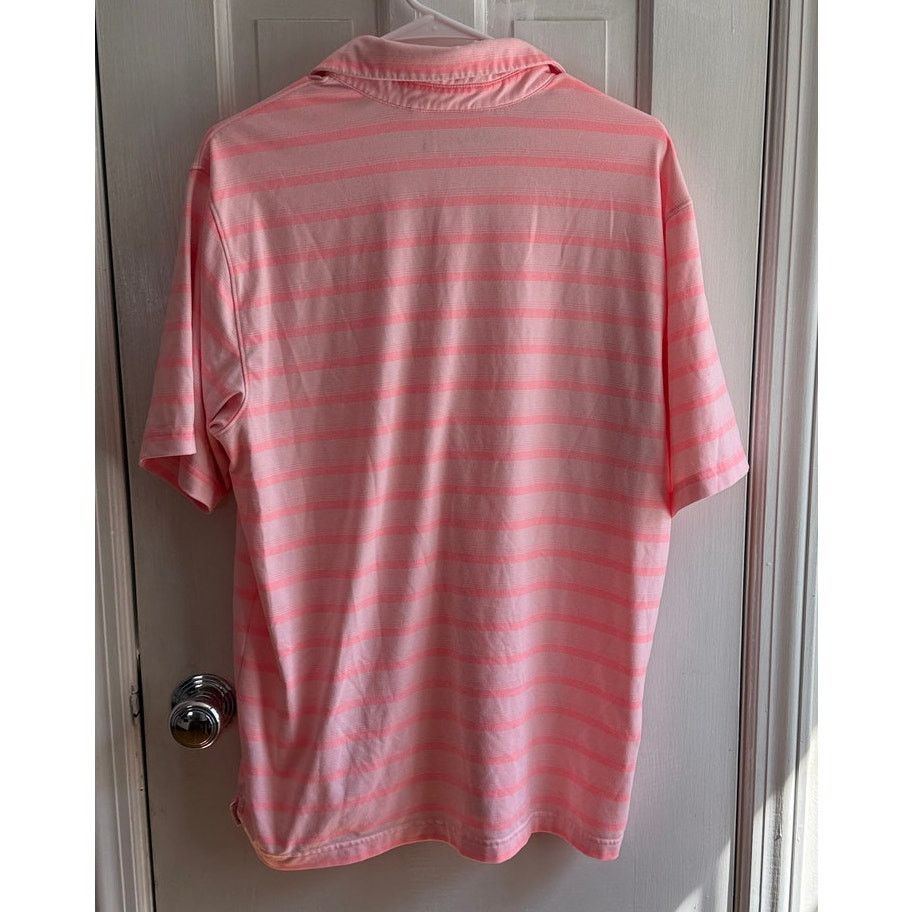 Callaway Golf Walter Hagen Performance Golf Polo – Peach/Pink Stripe – M Size US M / EU 48-50 / 2 - 4 Thumbnail