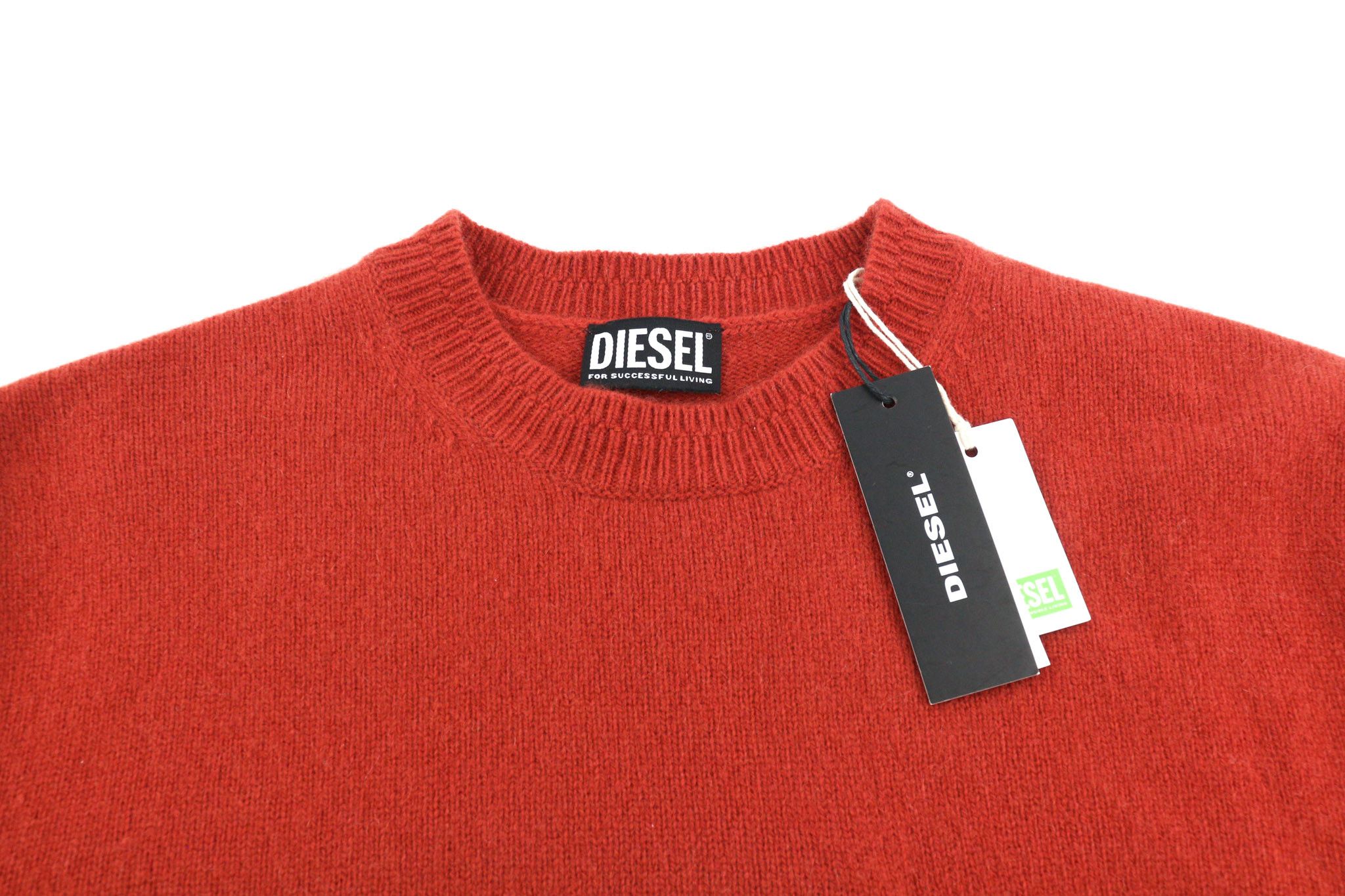 Diesel K-BOSTON XL Red Wool Cashmere Knit Jumper 40141 Size US XL / EU 56 / 4 - 4 Thumbnail