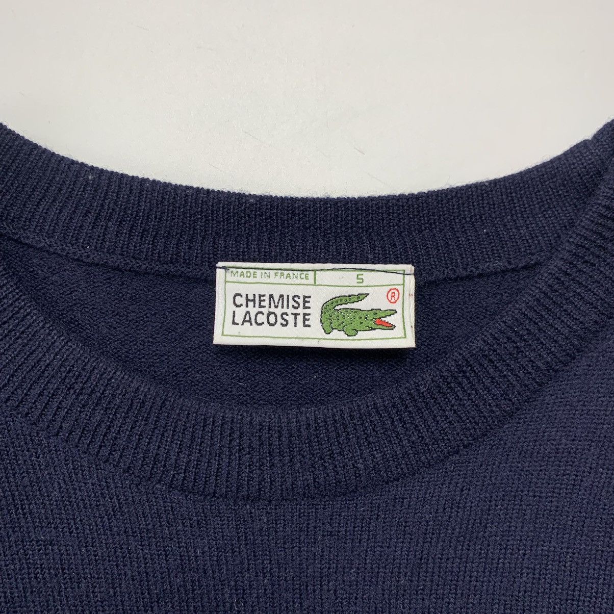 Other 🇫🇷 Vintage 90s Lacoste Chemise Wool Sweater made in France Size US M / EU 48-50 / 2 - 8 Thumbnail
