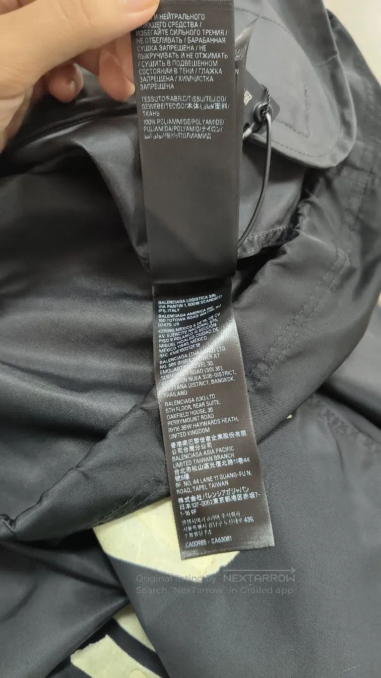 Balenciaga Balenciaga Letter print sun protection hooded jacket Size US M / EU 48-50 / 2 - 6 Thumbnail