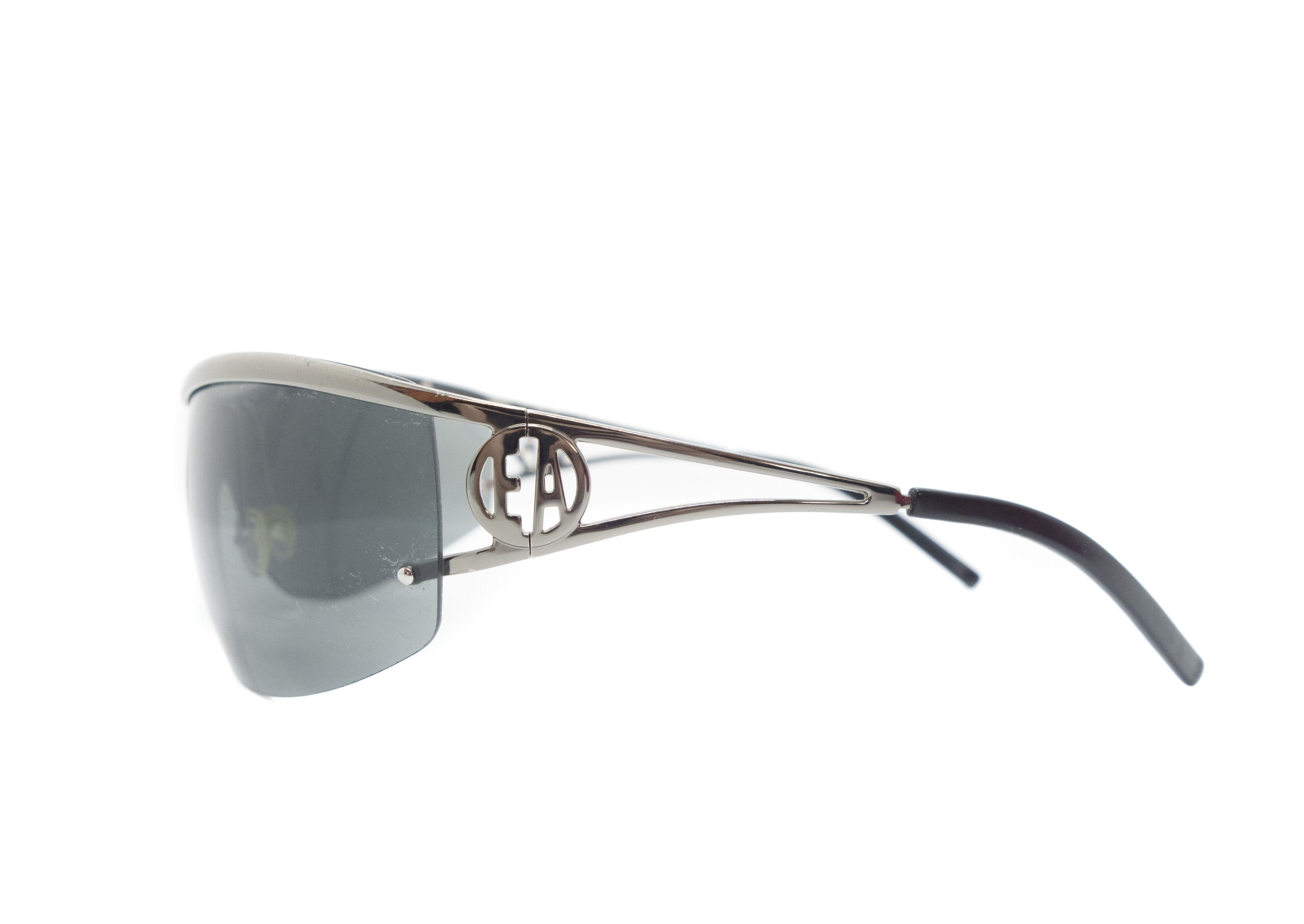 Armani 00S EA Logo Sport Sunglasses Size ONE SIZE - 4 Thumbnail