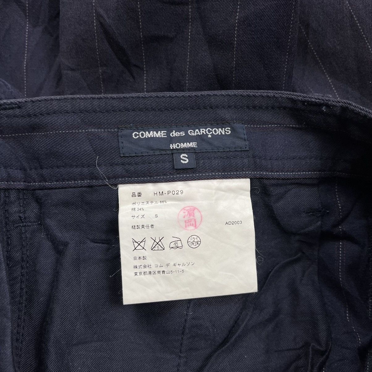 Comme des Garcons Homme Comme des garcons homme Ad2003 pinstripe trousers pants Size US 33 - 5 Thumbnail