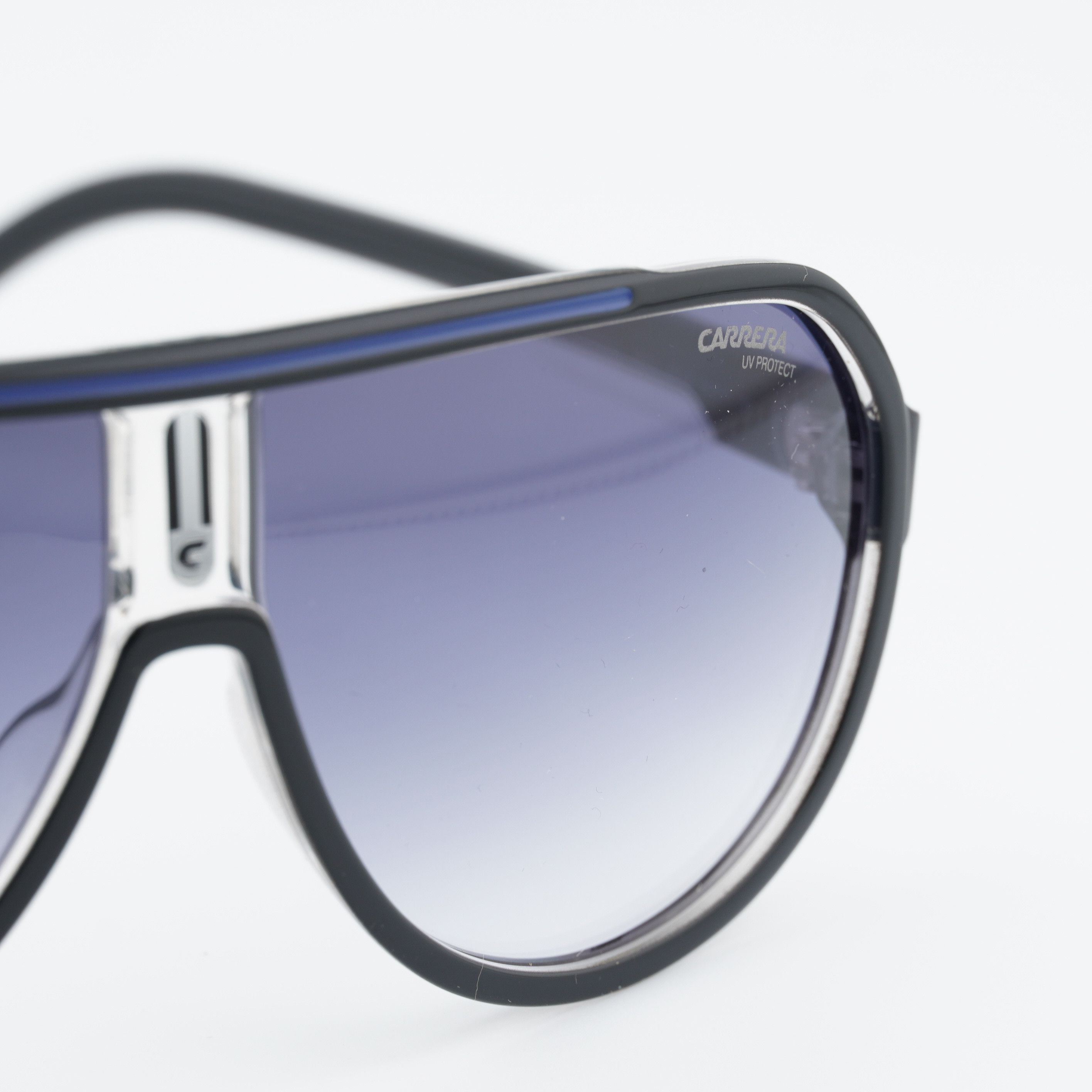 Carrera CARRERA 1057/S 0D5108 Sunglasses Black Aviator Frame Size ONE SIZE - 8 Thumbnail