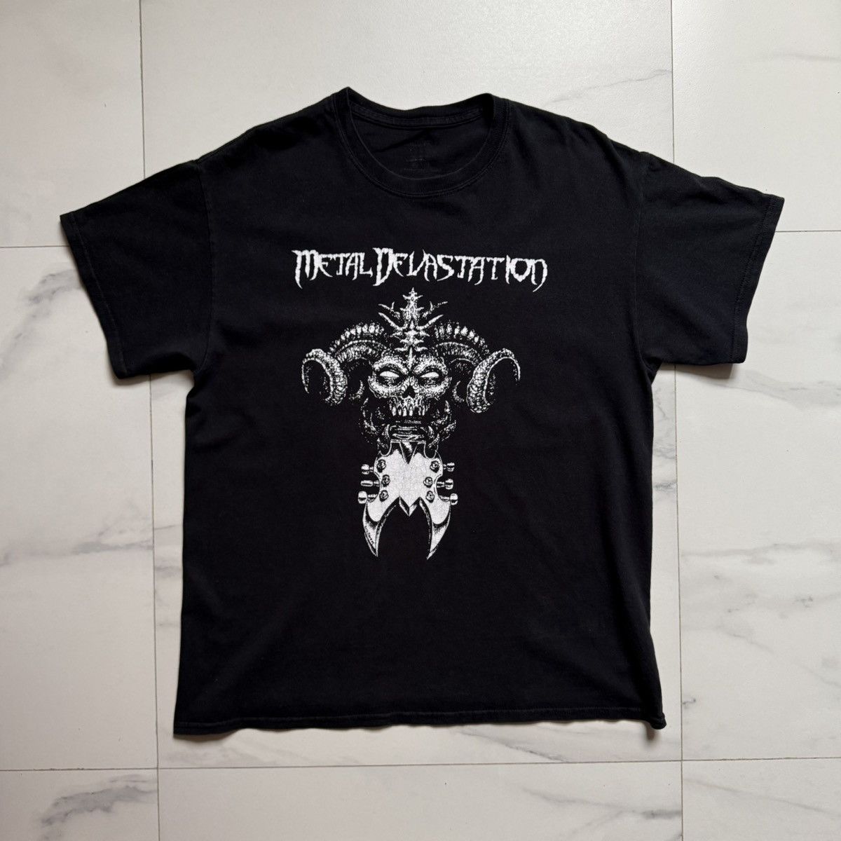 Metallica Metal Devastation Store Logo Distressed T-Shirt Size US L / EU 52-54 / 3 - 2 Thumbnail